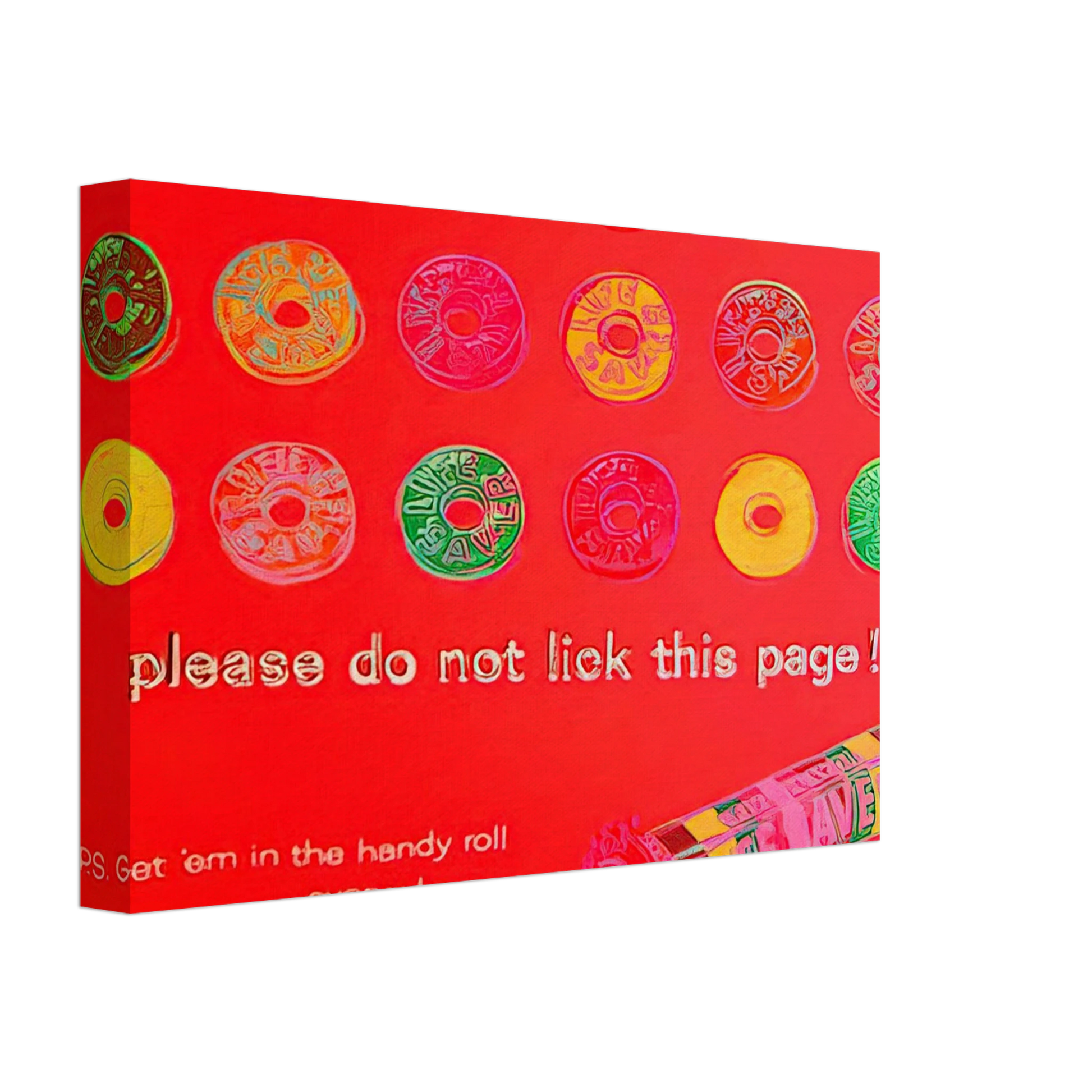 Andy Warhol - Life Savers Canvas - 70x100 cm / 28x40 inches-canvas