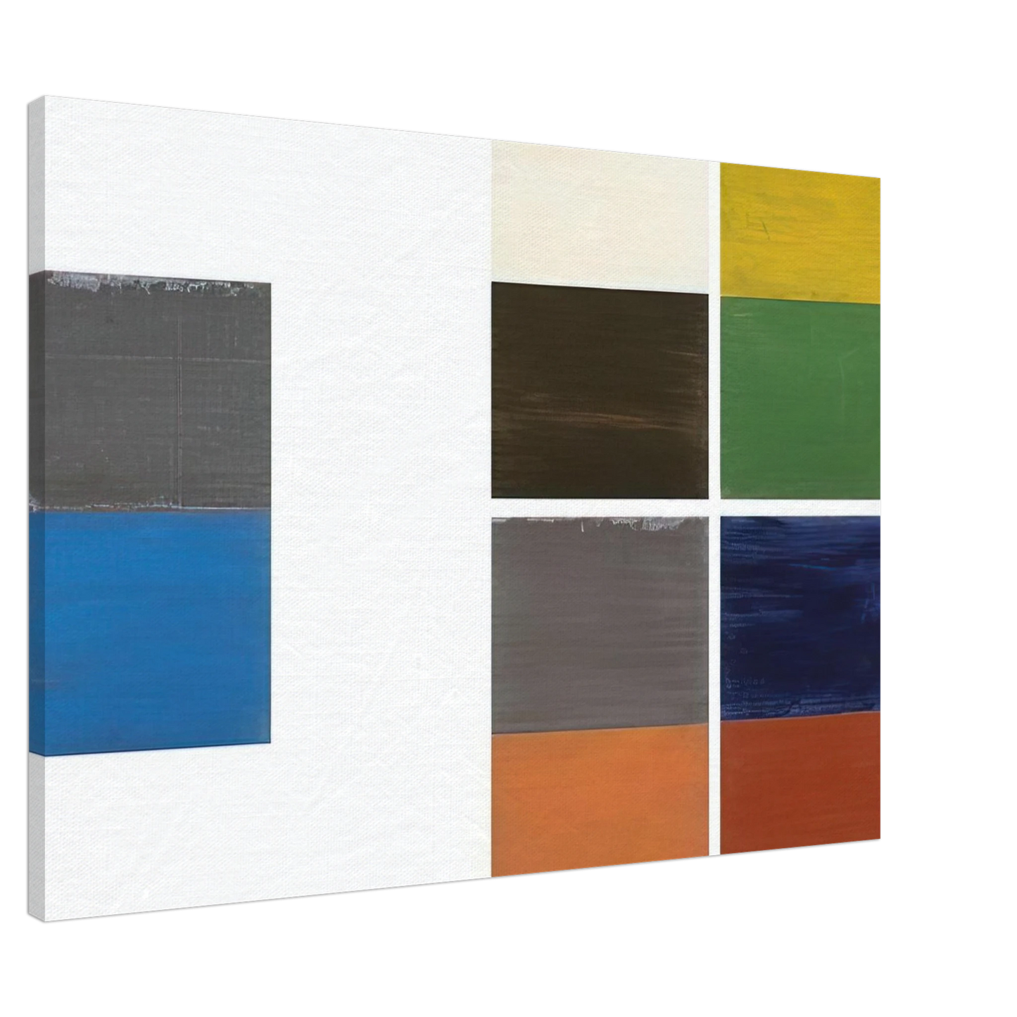 Gunther Forg - Untitled in 5 parts - 1987 Canvas - 20x30 cm / 8x12 inches-canvas