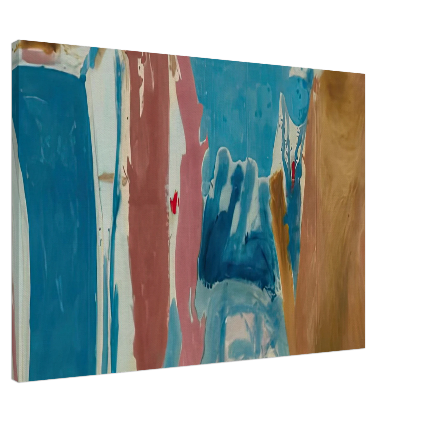 Helen Frankenthaler - Open Wall, 1953- Canvas - 20x30 cm / 8x12 inches-canvas