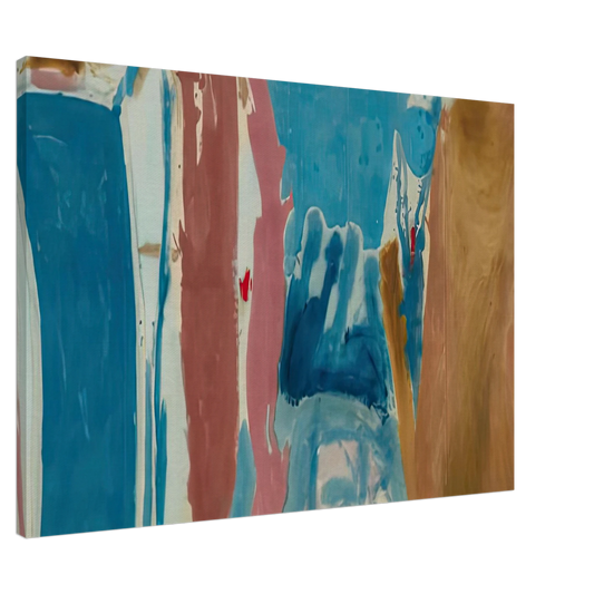 Helen Frankenthaler - Open Wall, 1953- Canvas - 20x30 cm / 8x12 inches-canvas