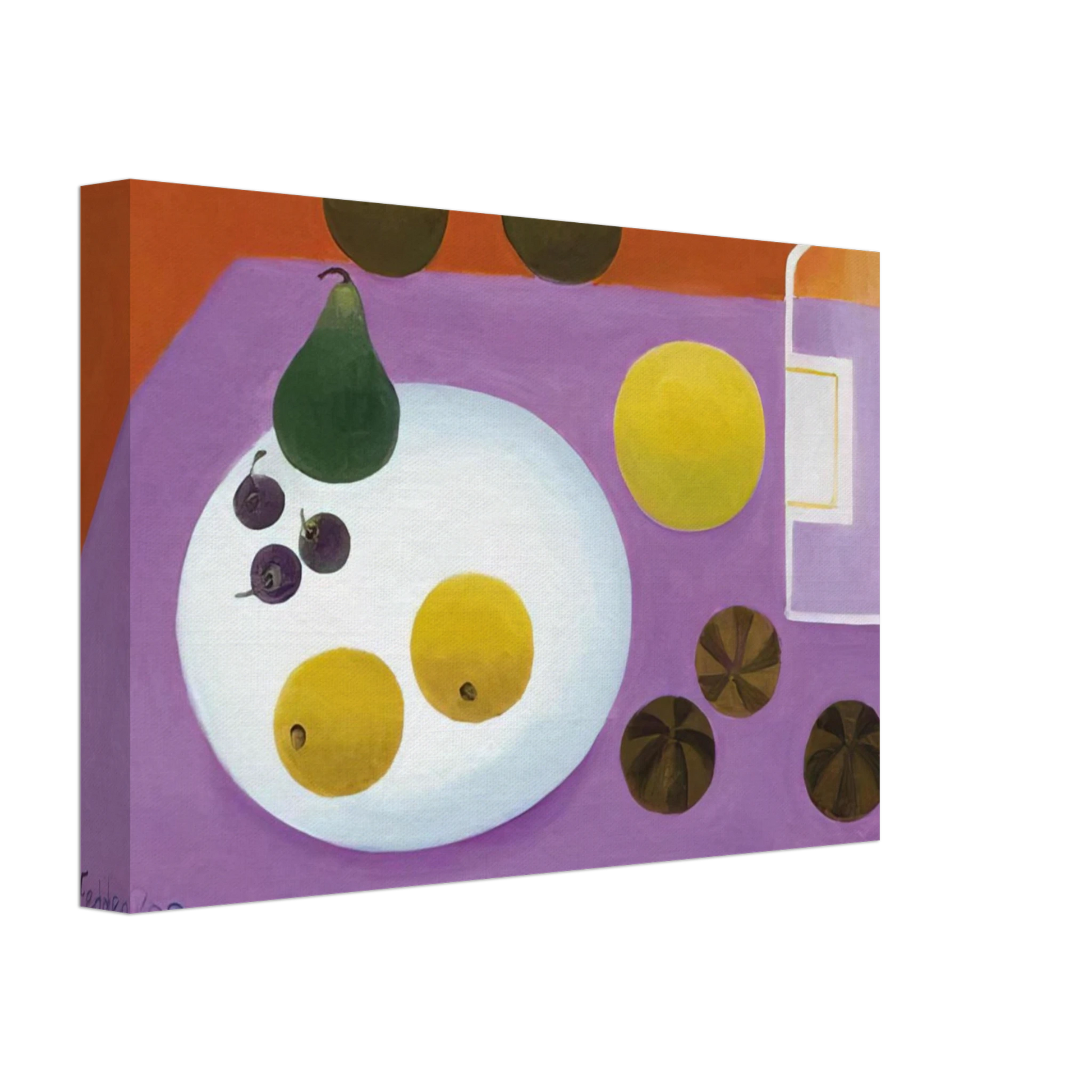 Mary Fedden - Fruit - 2009 Canvas - 70x100 cm / 28x40 inches-canvas