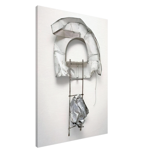 Robert Rauschenberg - BALCONE GLUT NEAPOLITAN 1987 Canvas - 20x30 cm / 8x12 inches-canvas