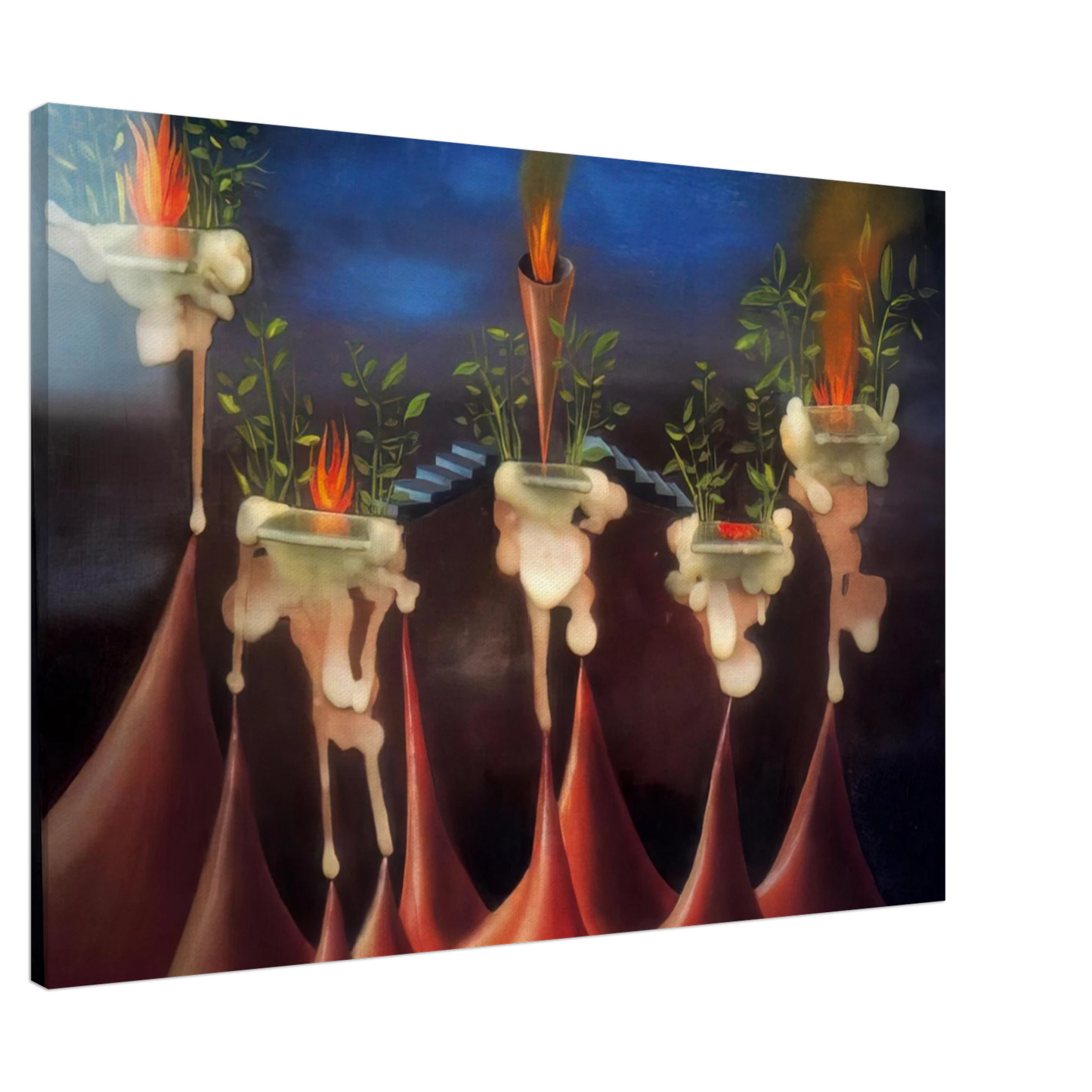Remedios Varo - THE DESIRE Canvas - 20x30 cm / 8x12 inches-canvas