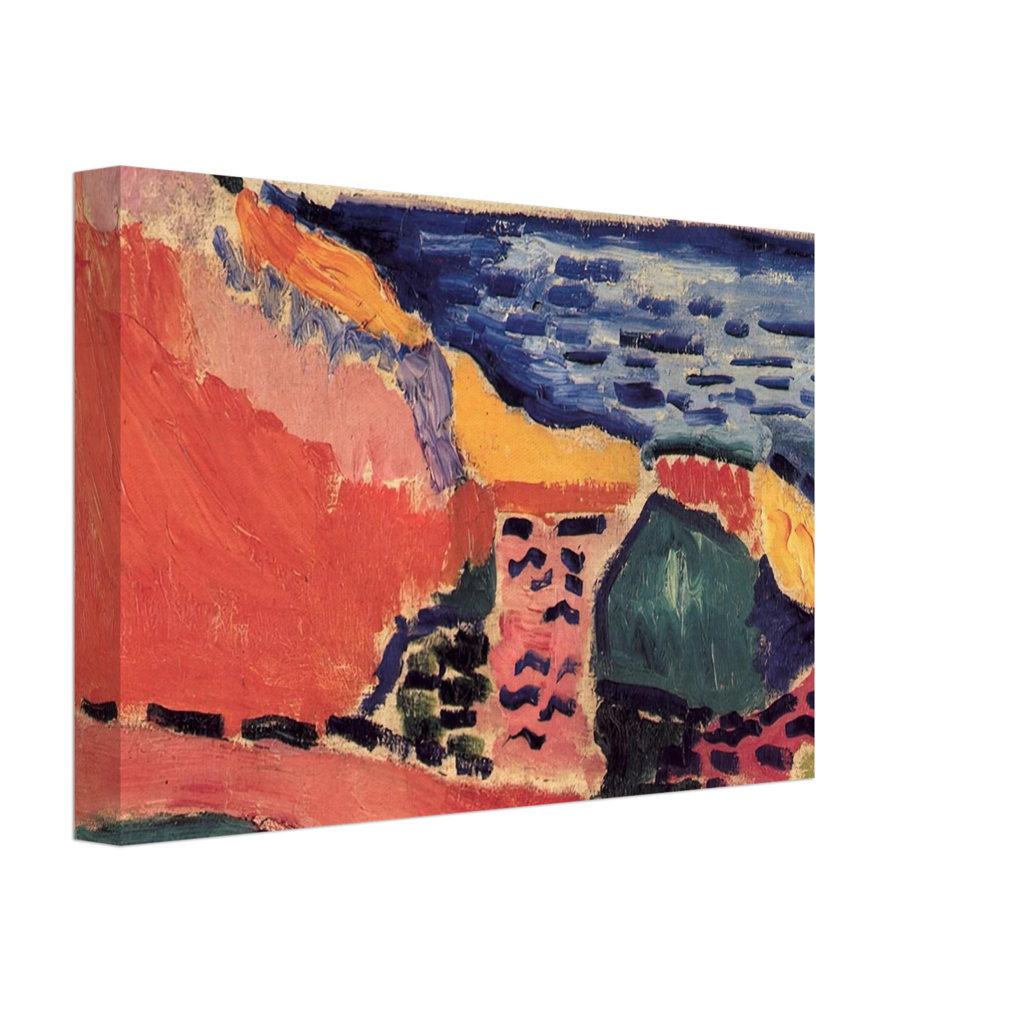 Henri Matisse - LA MOULADE COLLIOURE IN THE SUMMER 1905 Canvas - 70x100 cm / 28x40 inches-canvas