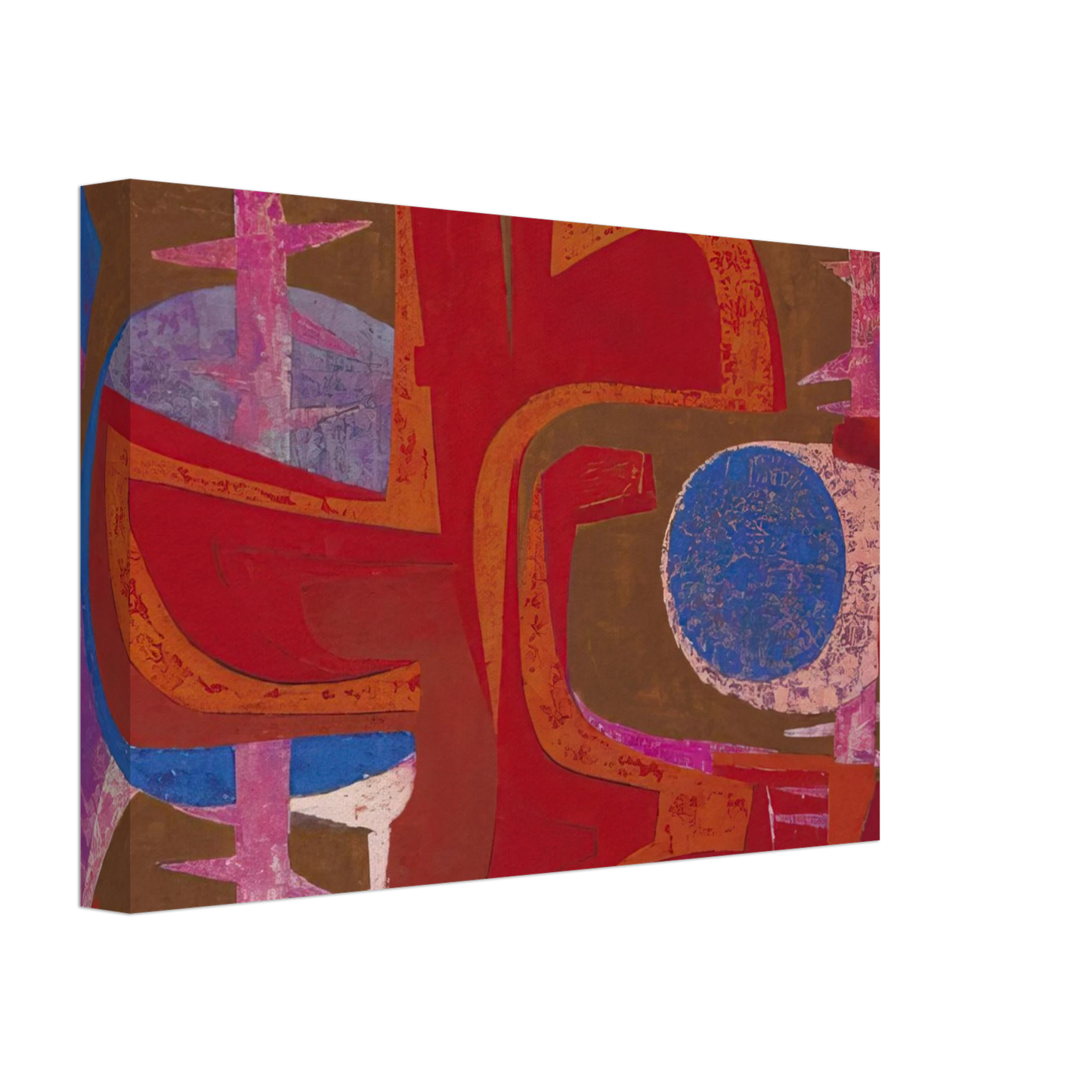 Pedro Coronel - Sobre la tumba de Justino Canvas - 40x60 cm / 16x24 inches-canvas