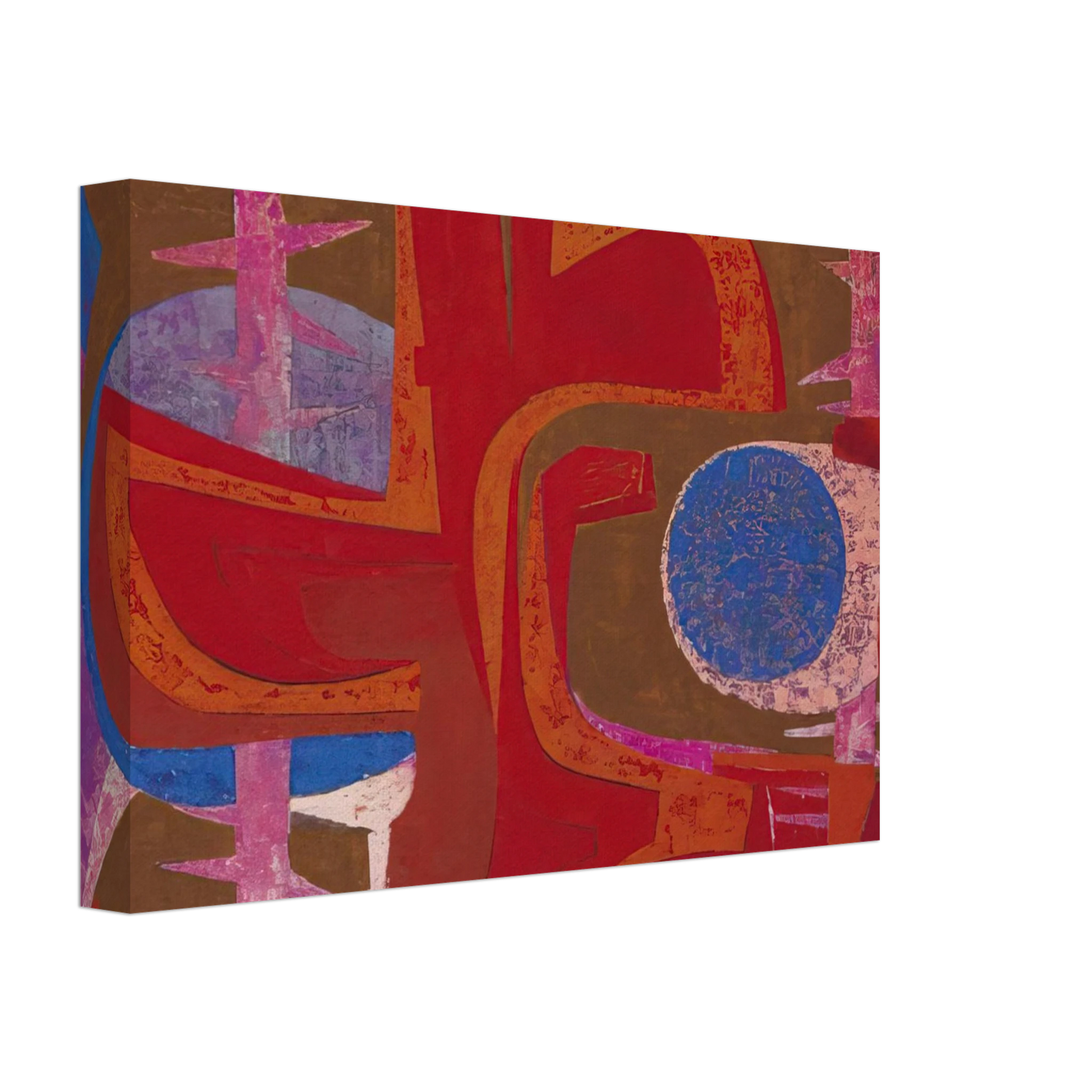 Pedro Coronel - Sobre la tumba de Justino Canvas - 40x60 cm / 16x24 inches-canvas