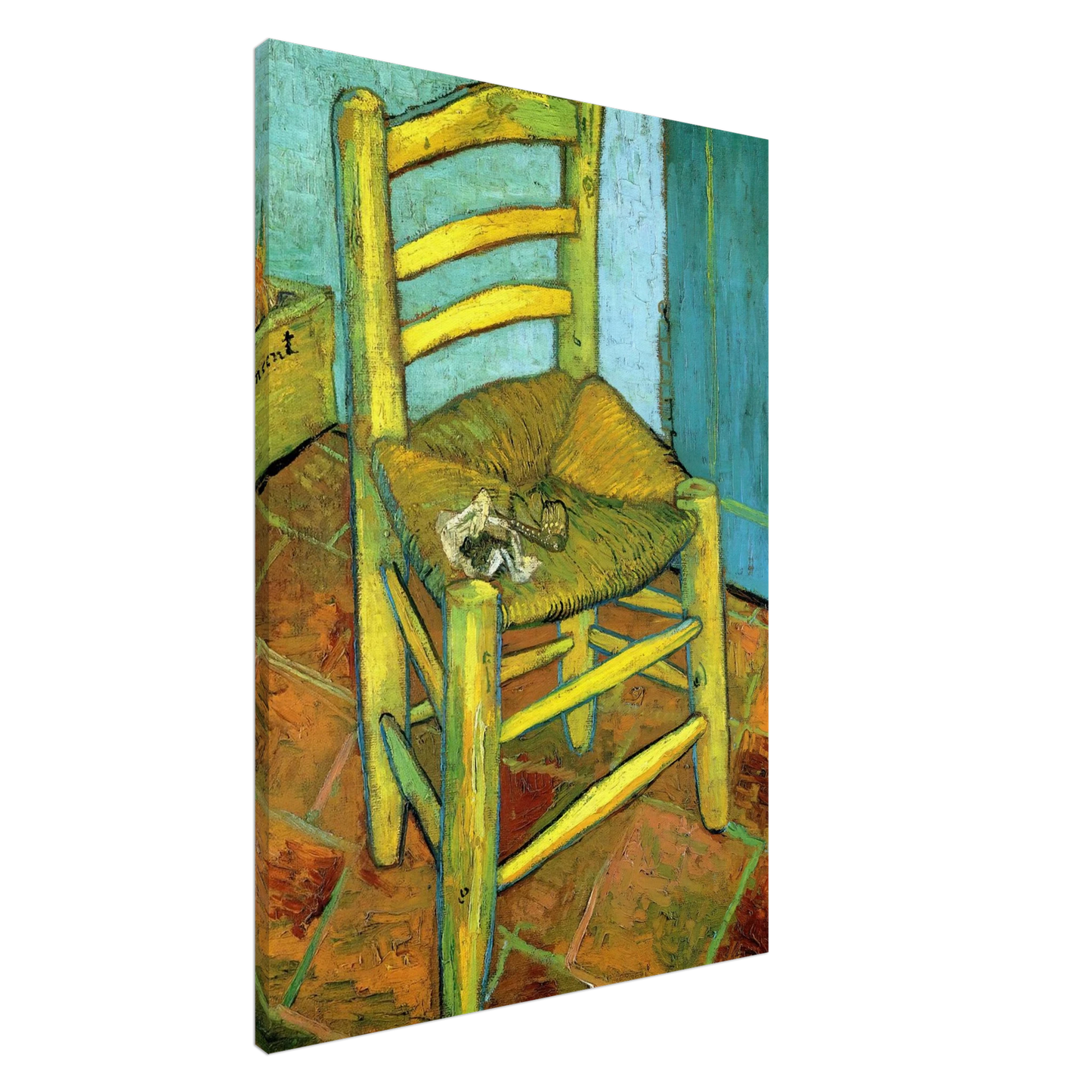 Vincent van Gogh - Van Gogh's Chair Canvas - 20x30 cm / 8x12 inches-canvas