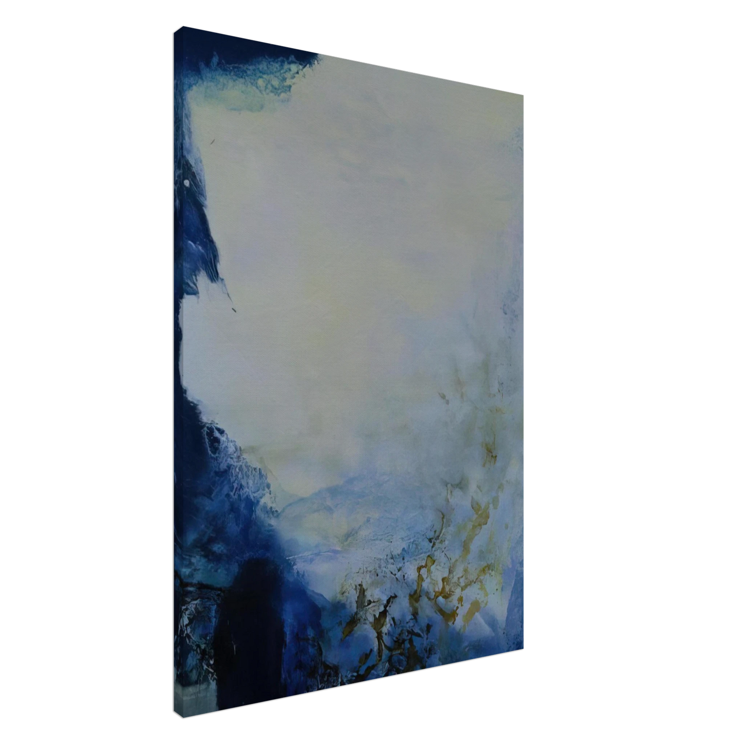 Zao Wou-Ki - 04 08 1993 1993 Canvas - 20x30 cm / 8x12 inches-canvas