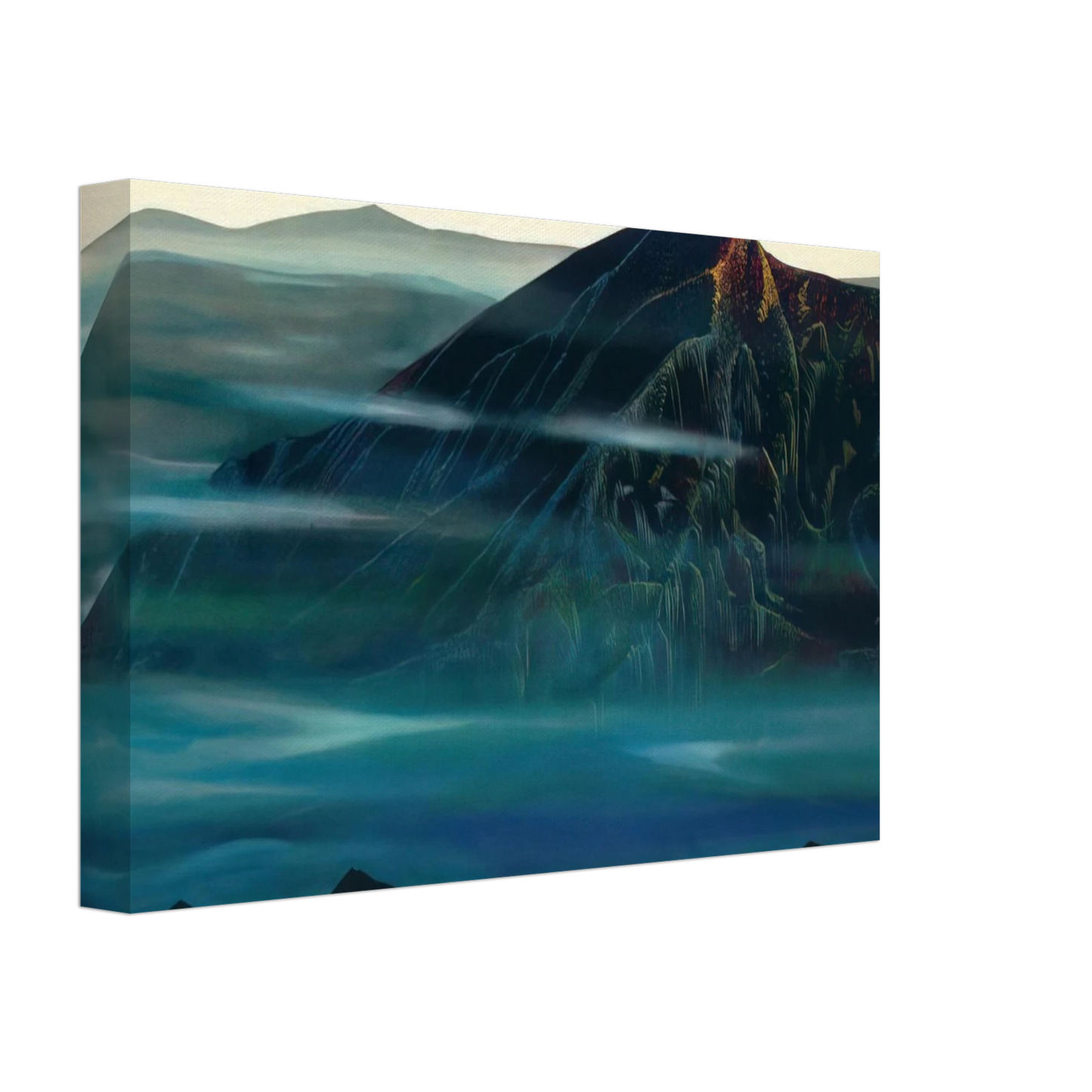 Eyvind Earle - Santa Fe Trail new Serigrap Canvas - 40x60 cm / 16x24 inches-canvas