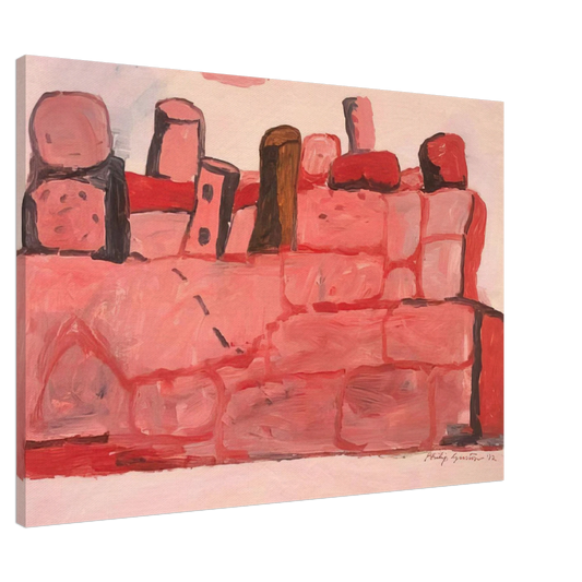 Philip Guston - CERVETERI 1972 Canvas - 20x30 cm / 8x12 inches-canvas