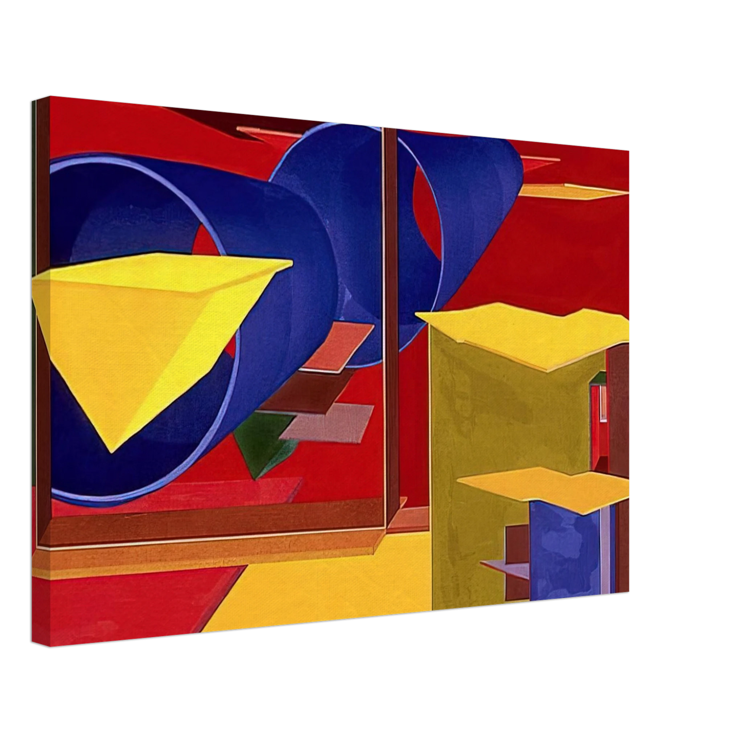 Al Held - Pachinko Canvas - 40x60 cm / 16x24 inches-canvas