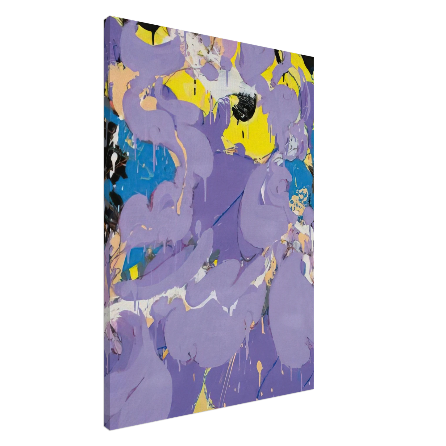 Helen Frankenthaler - Untitled - 1978 Canvas - 20x30 cm / 8x12 inches-canvas