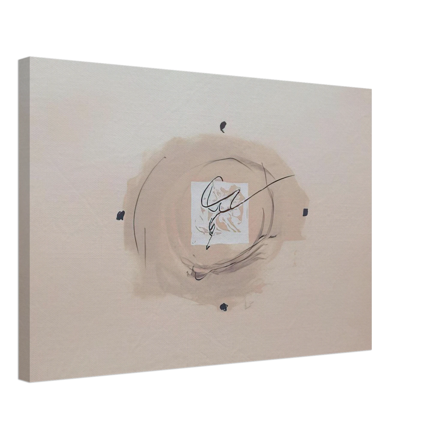 Antoni Tapies - NOCTURN MATINAL 1970 Canvas - 70x100 cm / 28x40 inches-canvas