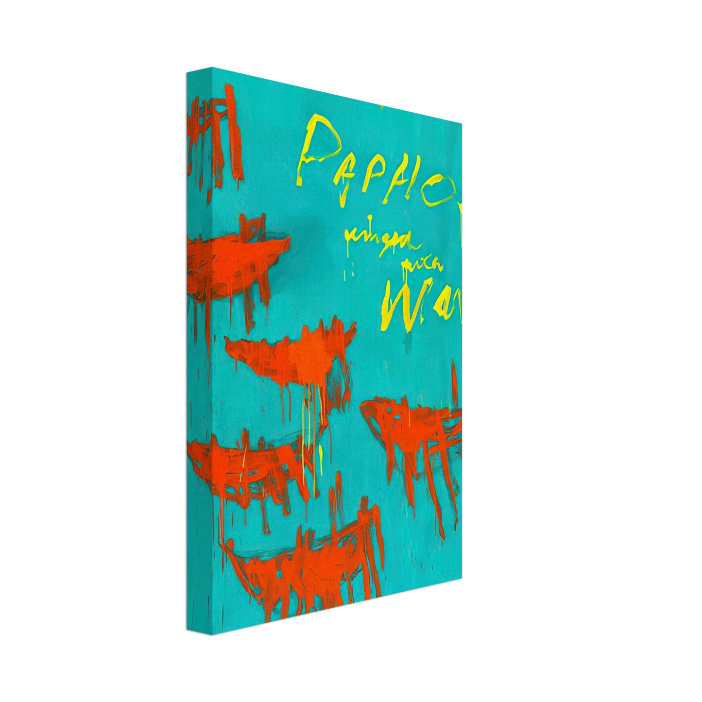 Cy Twombly - Leaving Paphos Ringed With Waves V Canvas