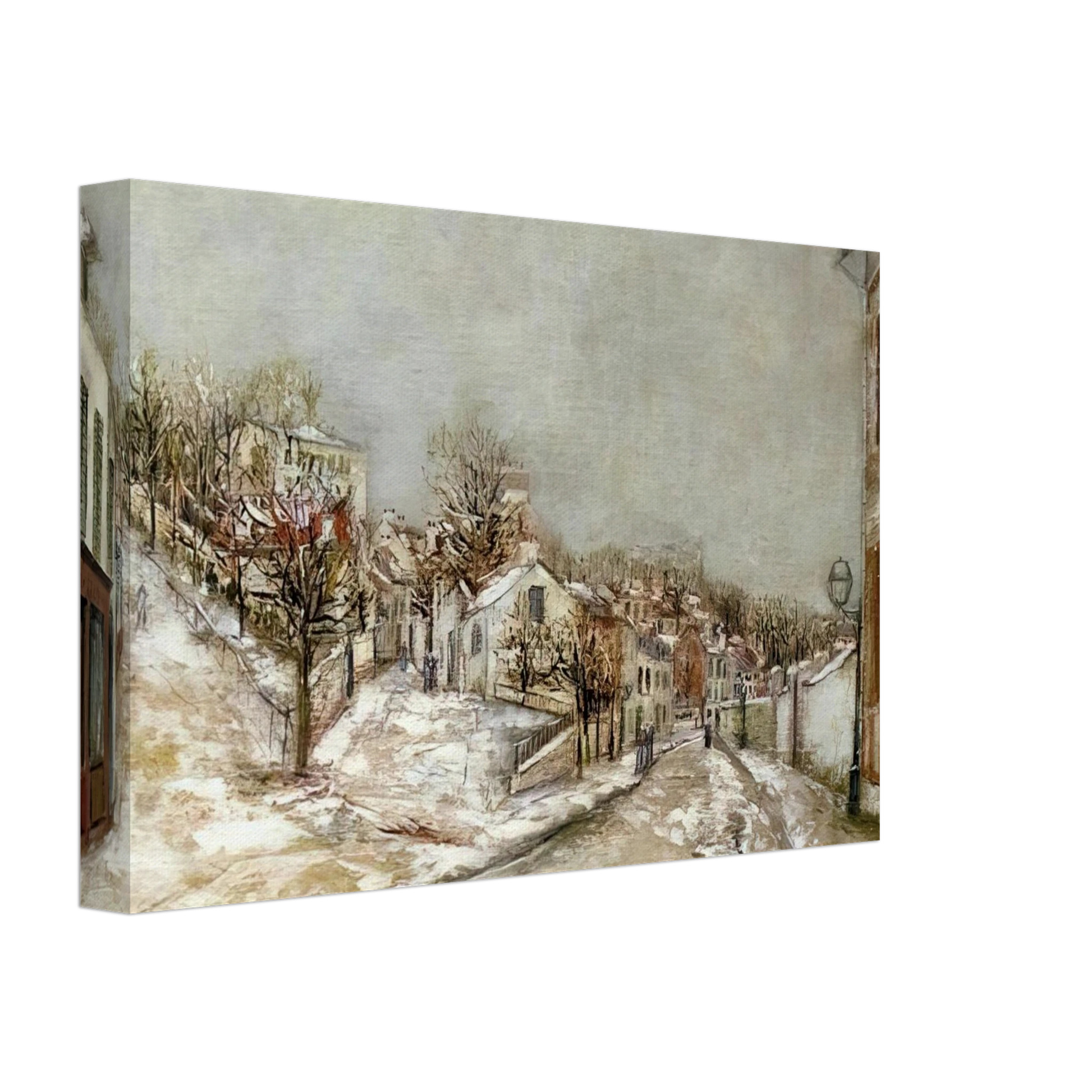 Maurice Utrillo - VIEW OF PONTOISE Canvas - 70x100 cm / 28x40 inches-canvas