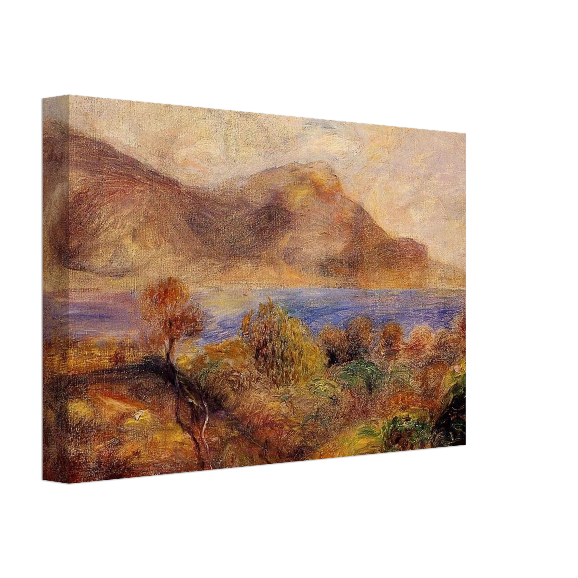 Pierre-Auguste Renoir - Mediteranean Landscape Canvas - 40x60 cm / 16x24 inches-canvas
