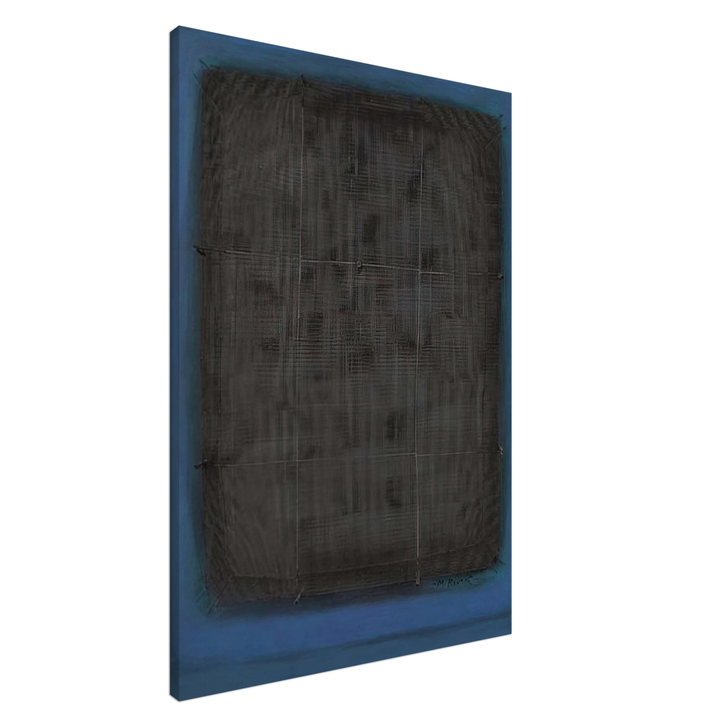 Manuel Rivera - Espejo sin tiempo No.1 - Art Informel Canvas - 20x30 cm / 8x12 inches-canvas