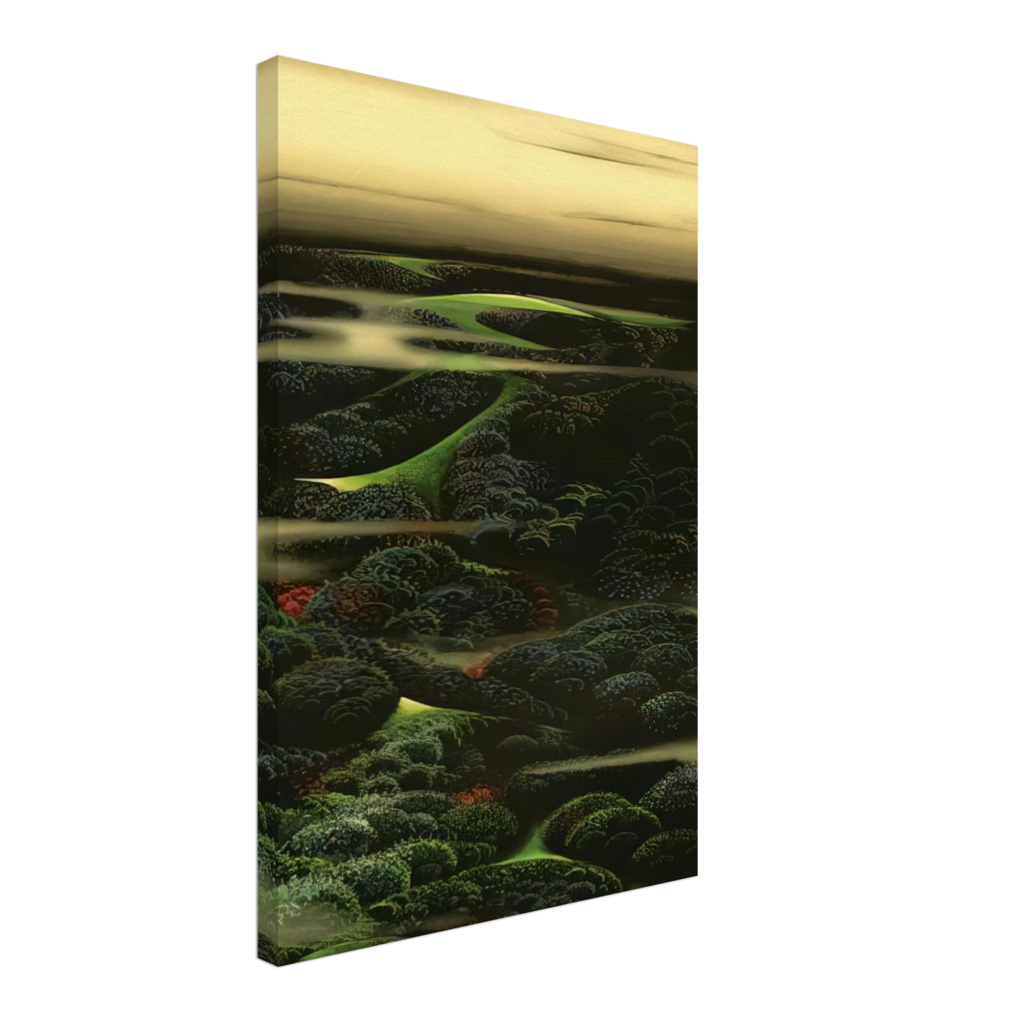 Eyvind Earle - Twilight Canvas - 70x100 cm / 28x40 inches-canvas