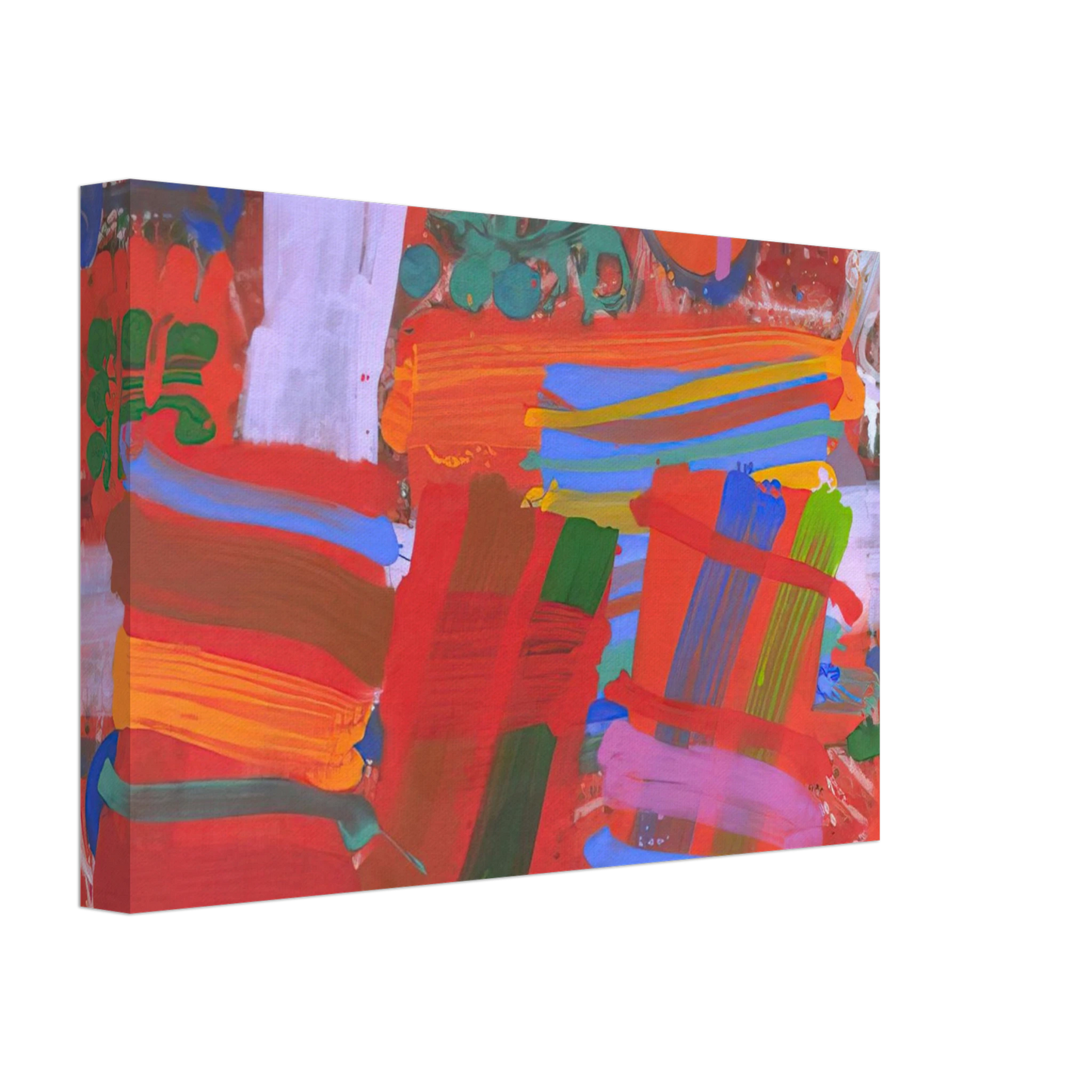 Albert Irvin - St. Germain - 1995 Canvas - 40x60 cm / 16x24 inches-canvas