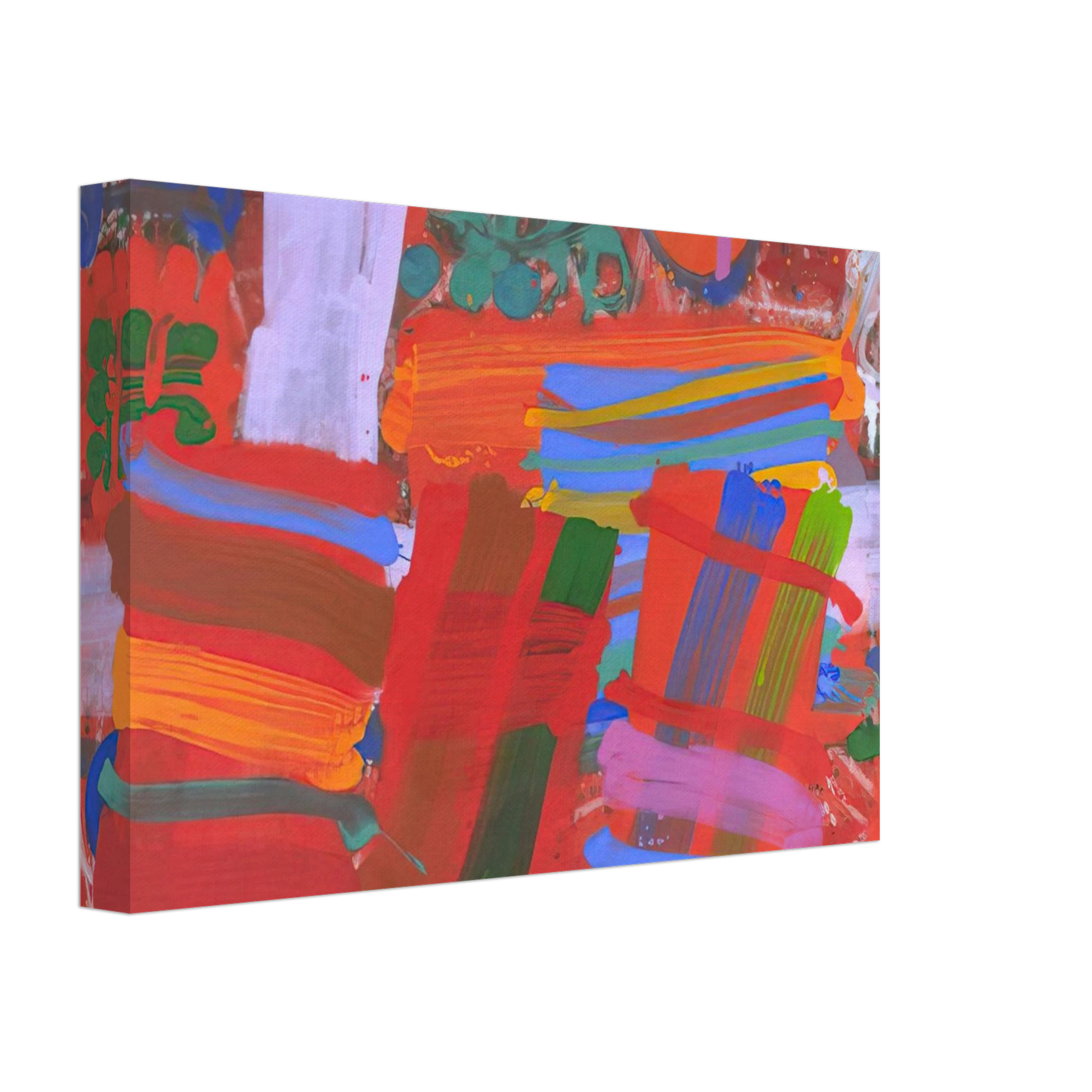 Albert Irvin - St. Germain - 1995 Canvas - 40x60 cm / 16x24 inches-canvas