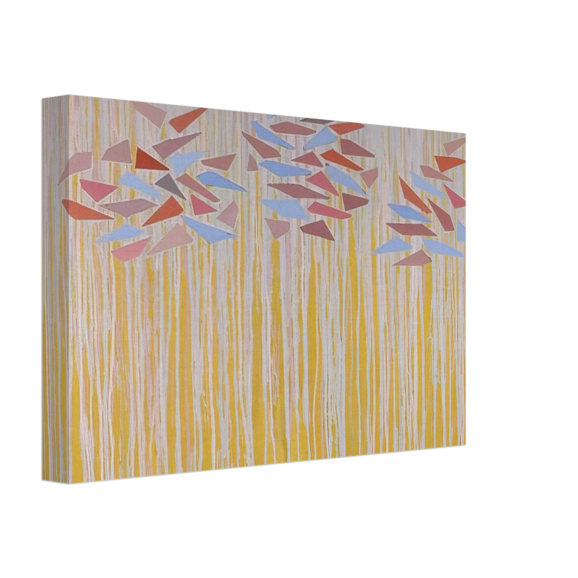 Robert Goodnough - Vari-color gold - 1976 Canvas - 70x100 cm / 28x40 inches-canvas