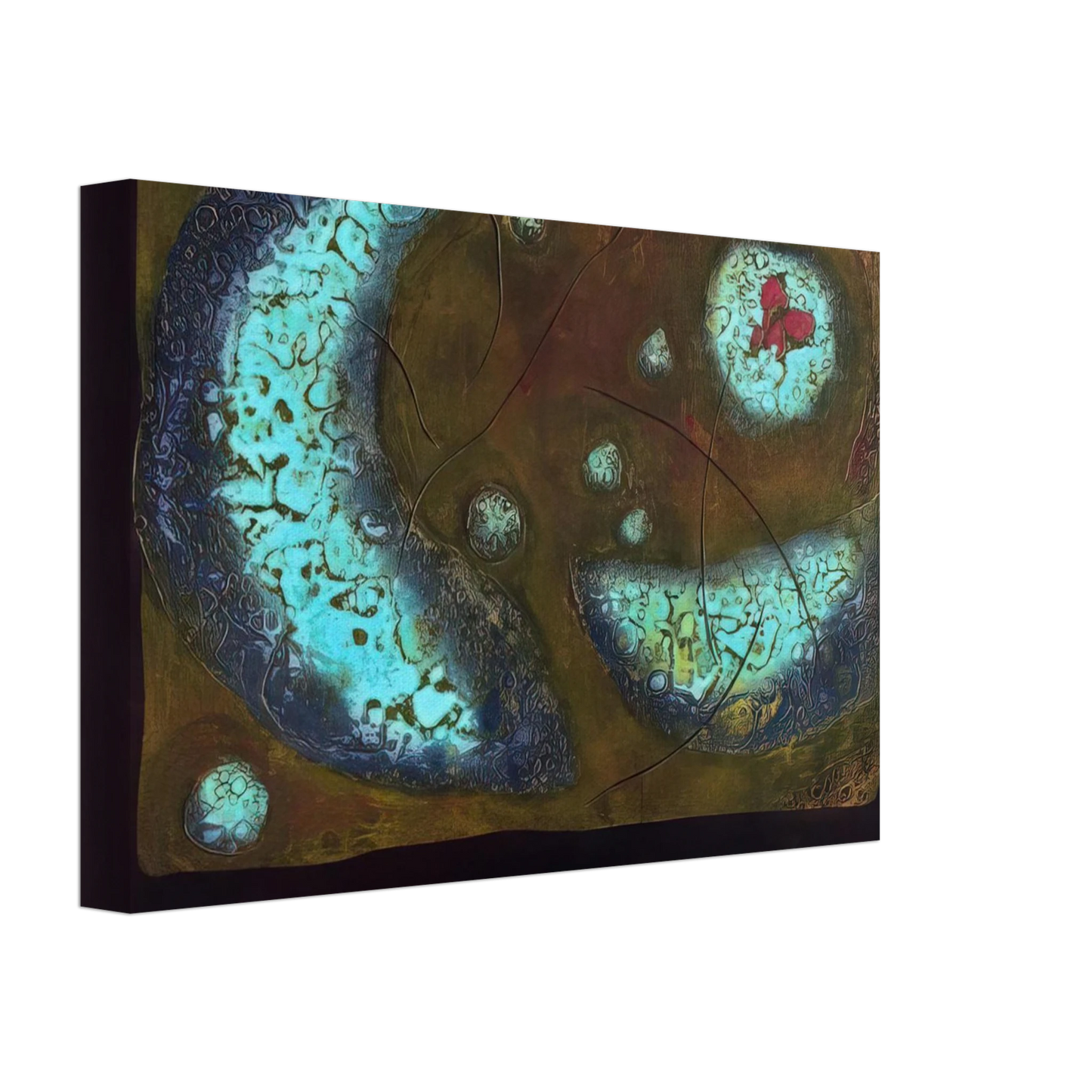 Hiroyuki Tajima - Birthmark - 1968 Canvas - 40x60 cm / 16x24 inches-canvas