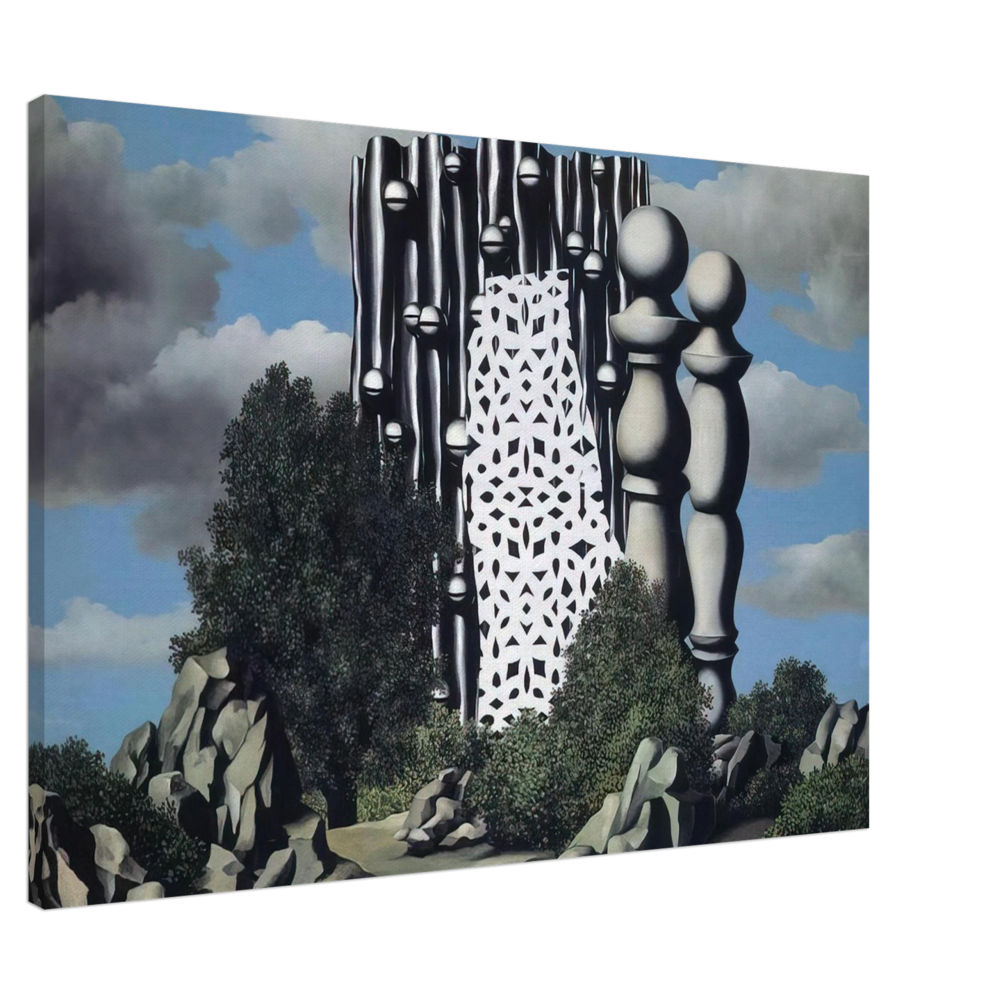 Rene Magritte - ANNUNCIATION 1930 Canvas - 20x30 cm / 8x12 inches-canvas