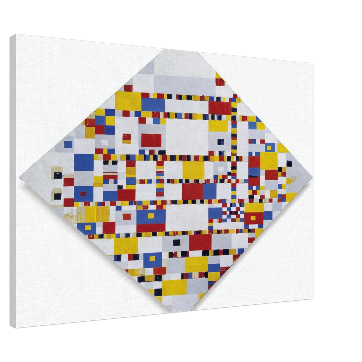 Piet Mondrian - Victory Boogie Woogie Canvas - 20x30 cm / 8x12 inches-canvas