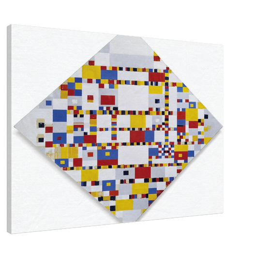 Piet Mondrian - Victory Boogie Woogie Canvas - 20x30 cm / 8x12 inches-canvas