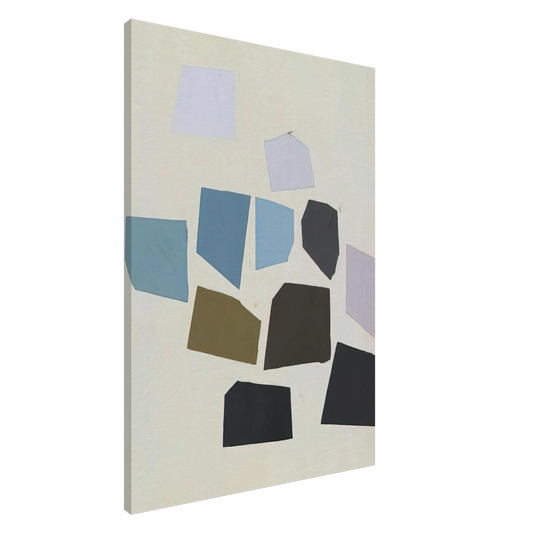 Robert Goodnough - Abstraction - Post-Painterly Abstraction Canvas - 20x30 cm / 8x12 inches-canvas