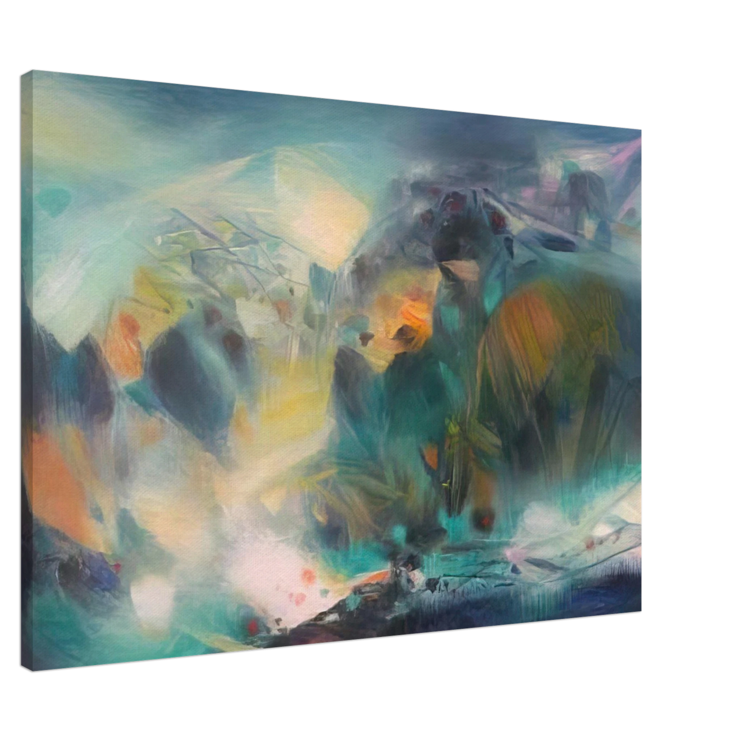 Chu teh Chun - VIVANTE S R NIT DES NEIGES 2005 Canvas - 20x30 cm / 8x12 inches-canvas