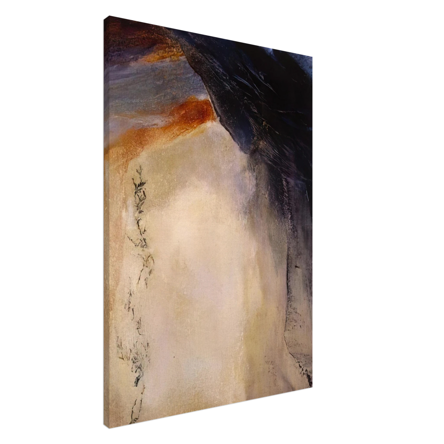 Zao Wou-Ki - 21 08 1995 1995 Canvas - 20x30 cm / 8x12 inches-canvas
