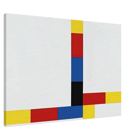Max Bill - 1-4 um excentrum IV - 1969 Canvas - 20x30 cm / 8x12 inches-canvas