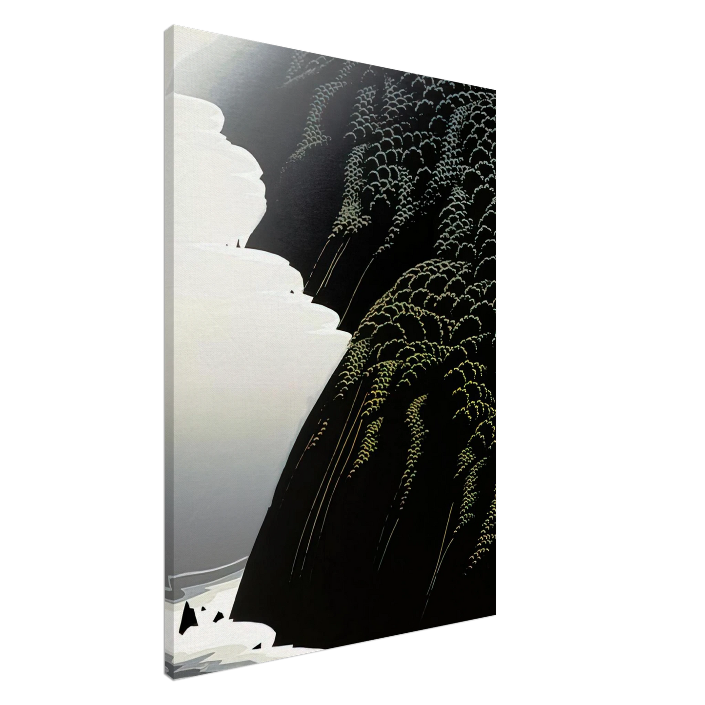 Eyvind Earle - California Coast Canvas - 20x30 cm / 8x12 inches-canvas