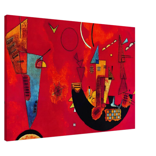 Wassily Kandinsky - MIT UND GEGEN 1929 Canvas - 20x30 cm / 8x12 inches-canvas