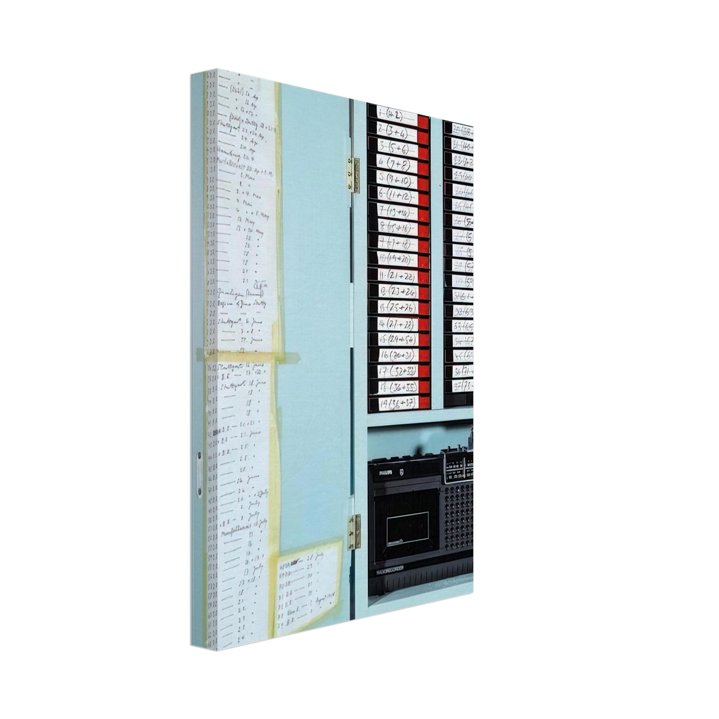 Dieter Roth - Lorelei, The Long Distance Sonata - 1978 Canvas - 40x60 cm / 16x24 inches-canvas