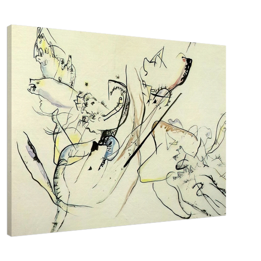 Wassily Kandinsky - UNTITLED Canvas - Default Title-canvas