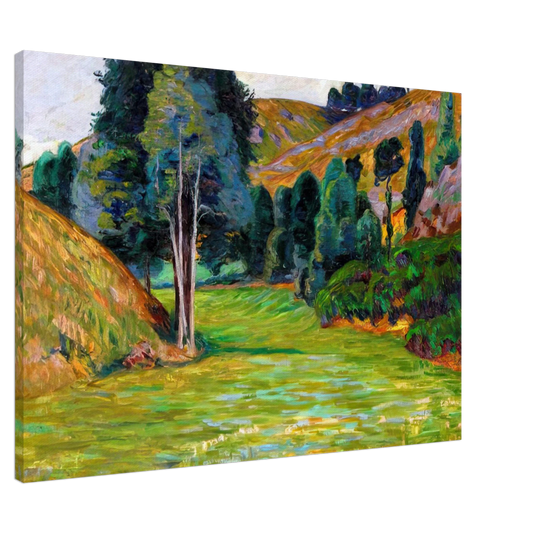 Armand Guillaumin - Valley in Pontgibaud Canvas - 20x30 cm / 8x12 inches-canvas