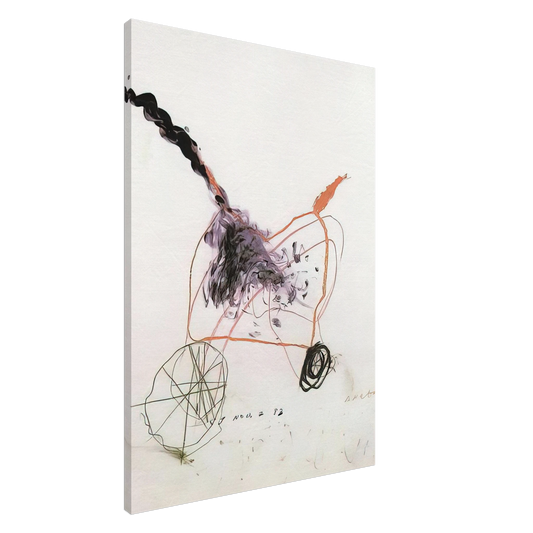 Cy Twombly - Anabasis Canvas - 20x30 cm / 8x12 inches-canvas