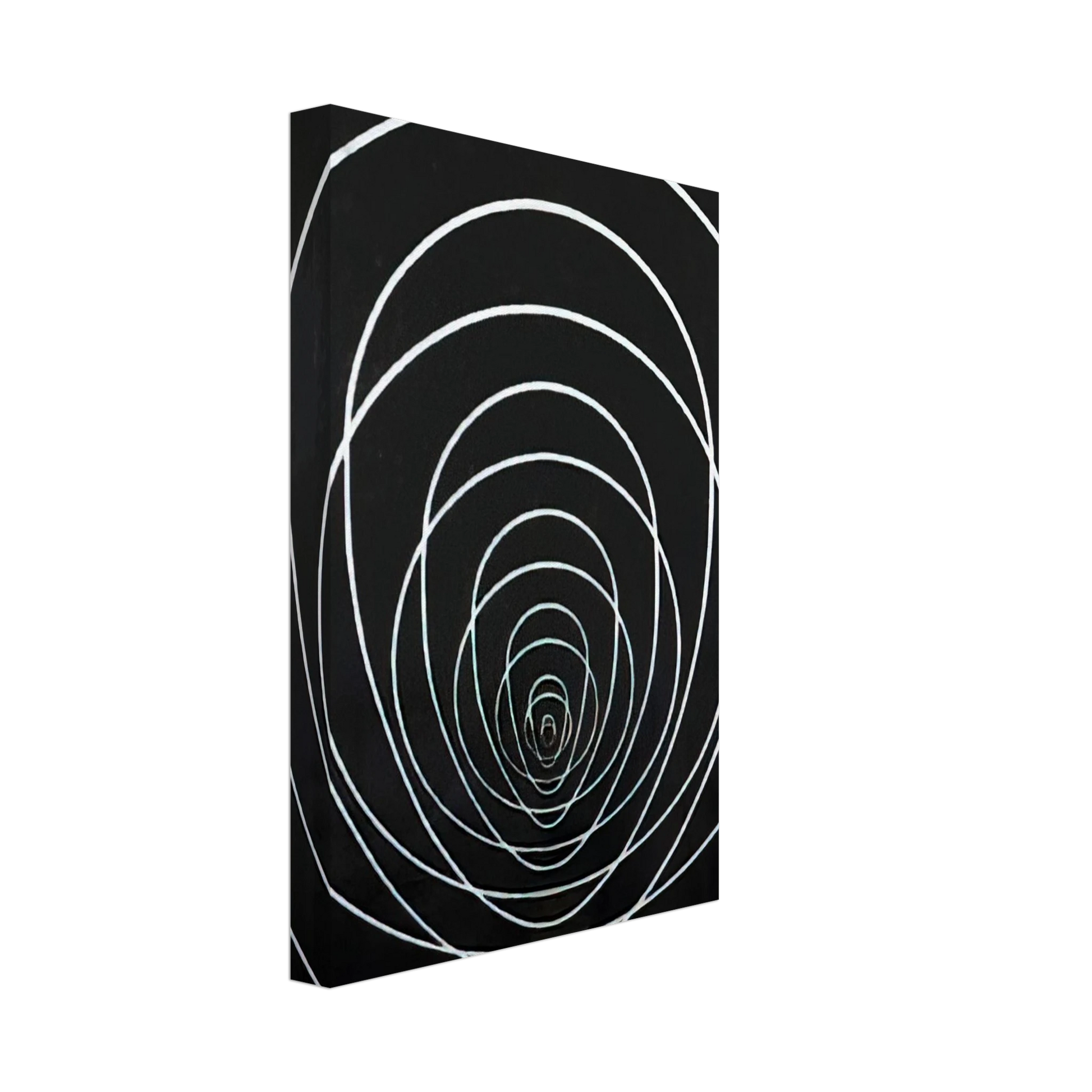 Clarence Holbrook Carter - Concentric Space - 1969 Canvas - 40x60 cm / 16x24 inches-canvas