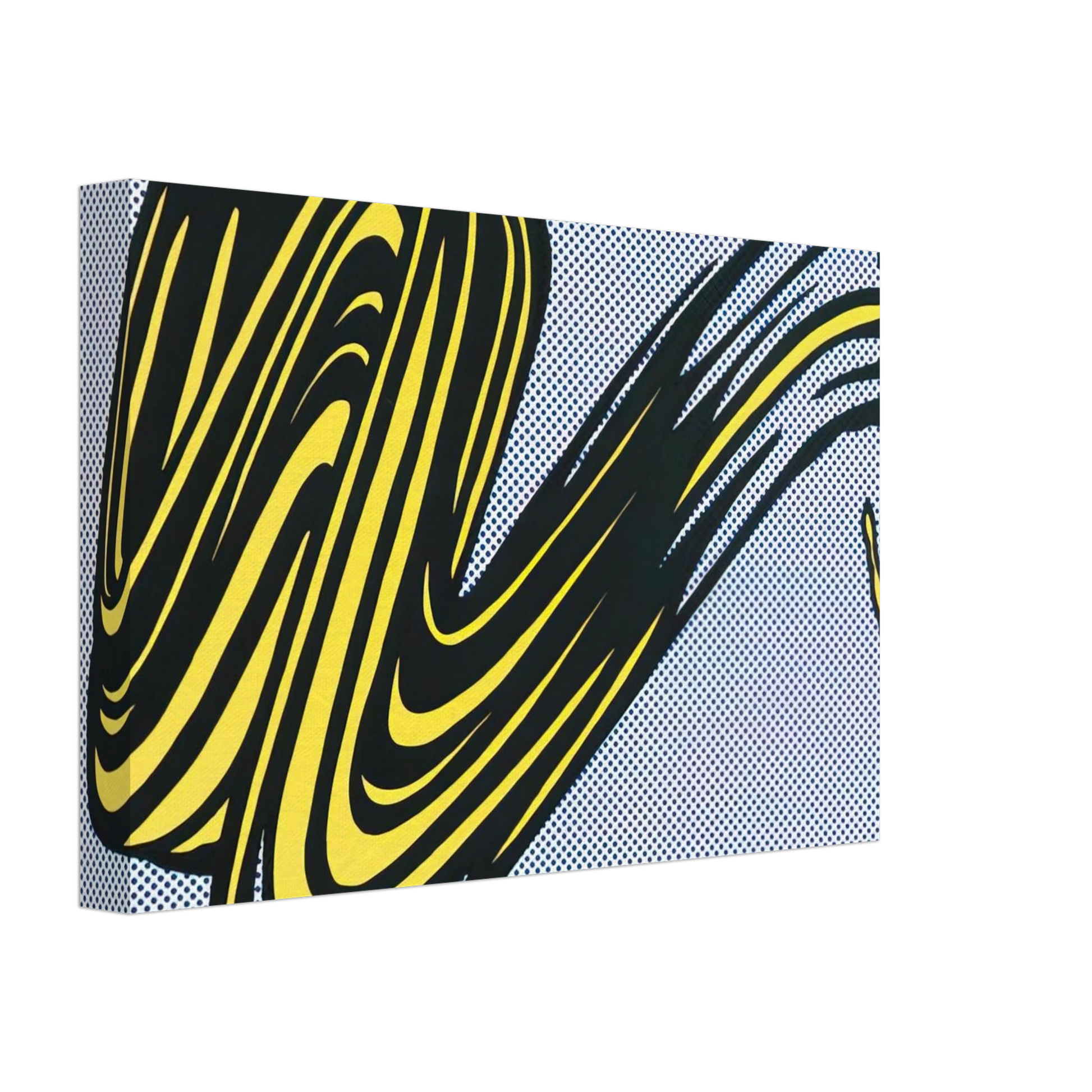 Roy Lichtenstein - BRUSHSTROKE 1965 0 Canvas - 70x100 cm / 28x40 inches-canvas