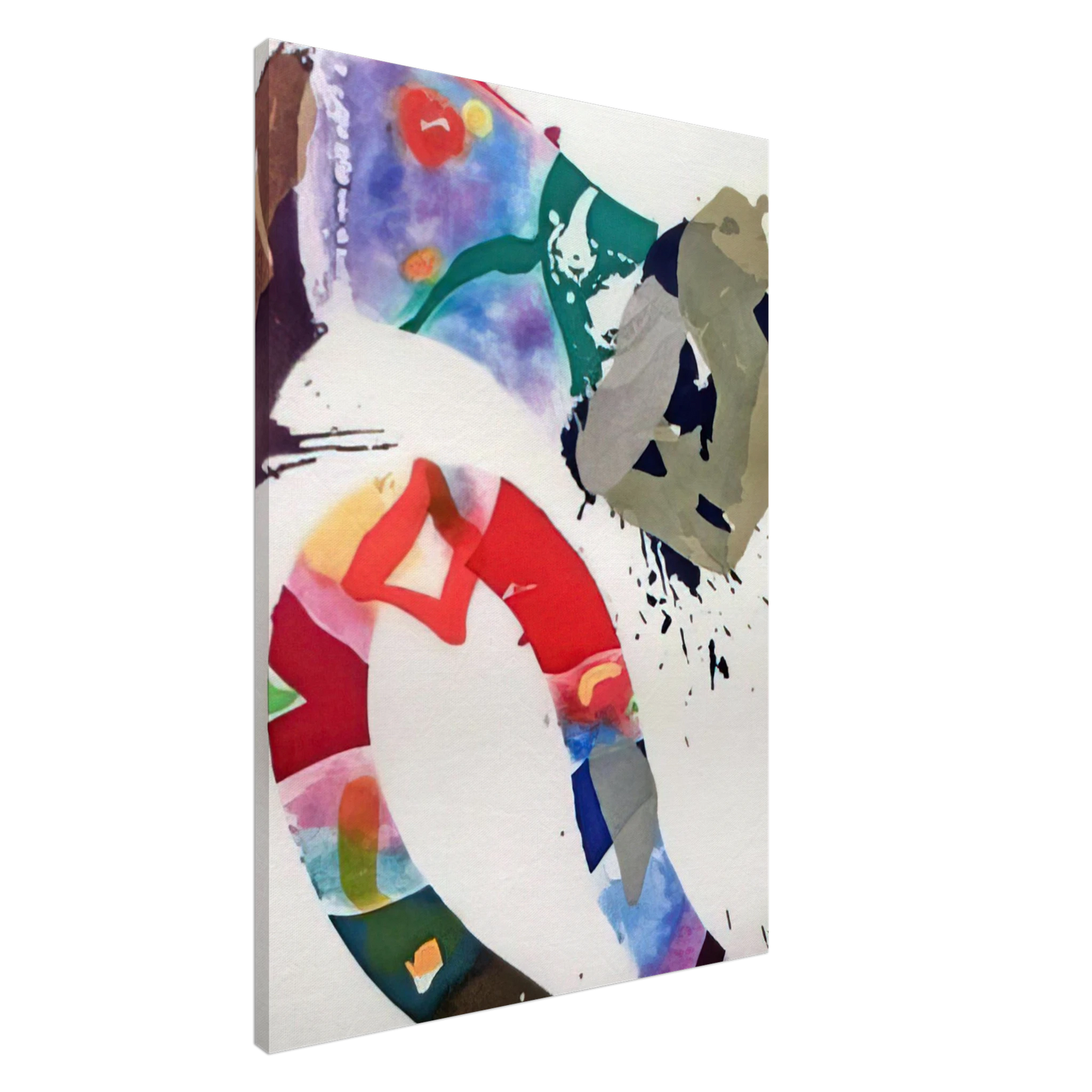 Sam Francis - Untitled  SFE 092  Canvas - 20x30 cm / 8x12 inches-canvas