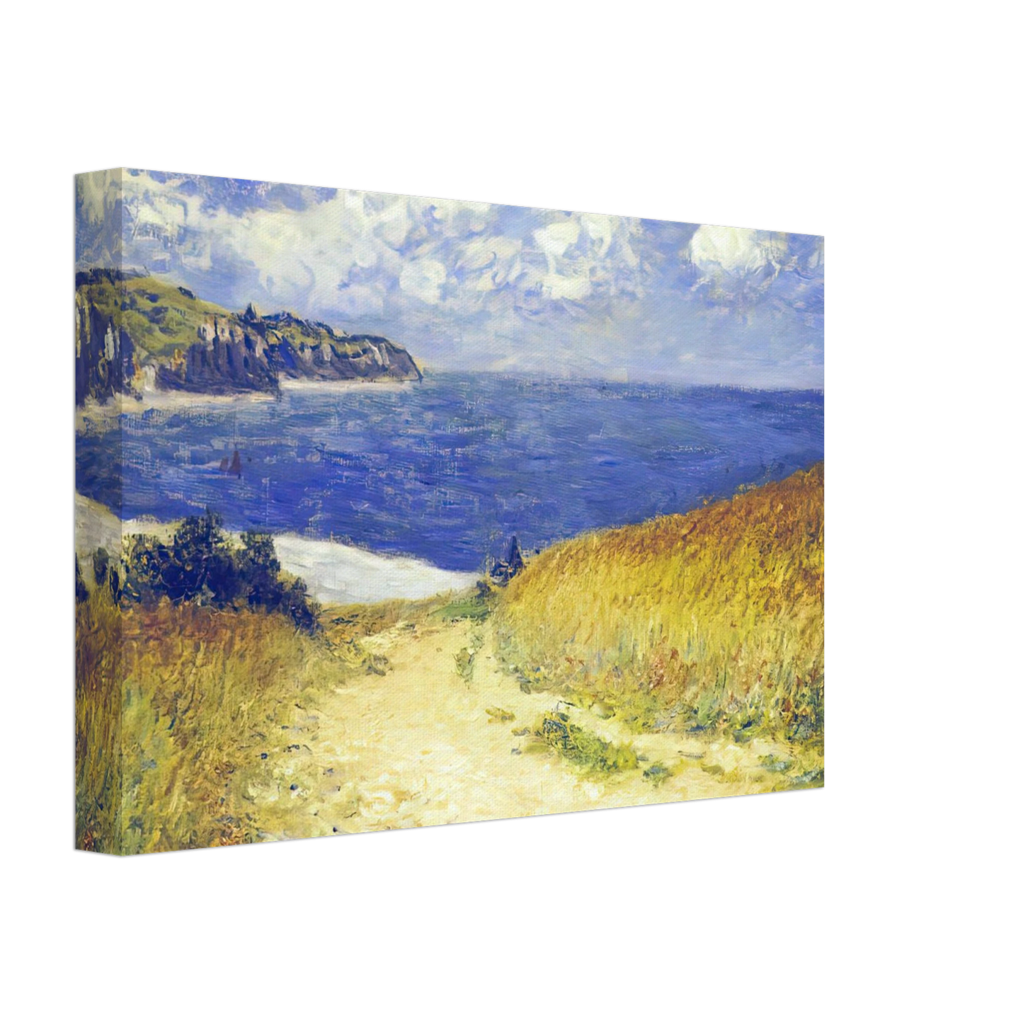 claude monet - Alley near Pourville Canvas - 40x60 cm / 16x24 inches-canvas