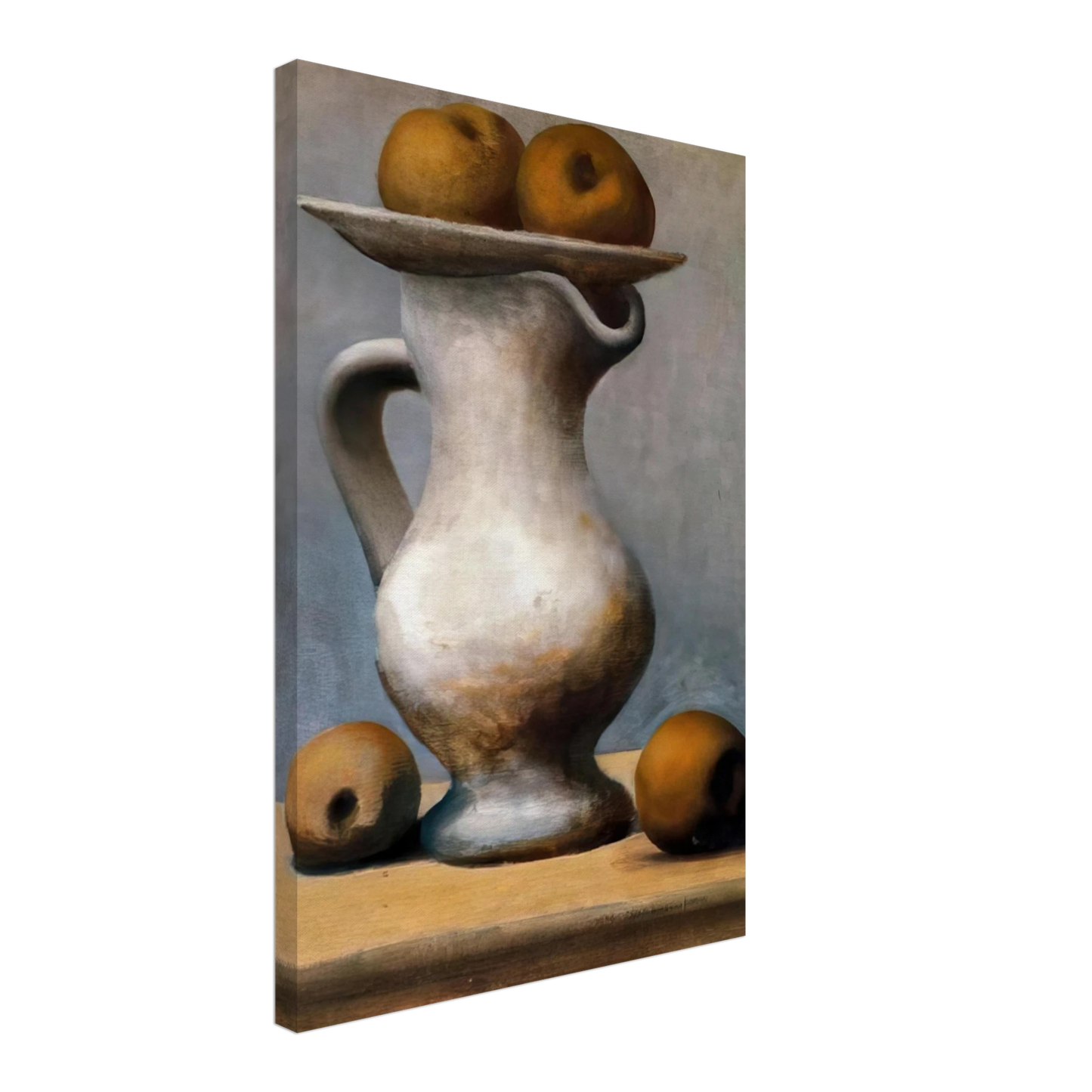 Pablo Picasso - Still life with pitcher and apples Canvas - 70x100 cm / 28x40 inches-canvas