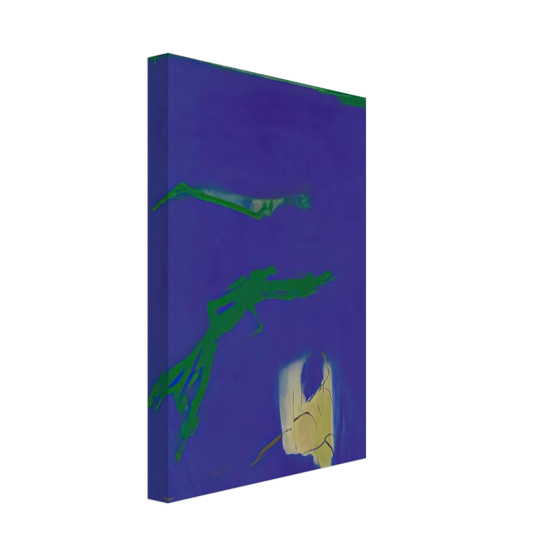 Esteban Vicente - AZUL 1994 Canvas - 40x60 cm / 16x24 inches-canvas