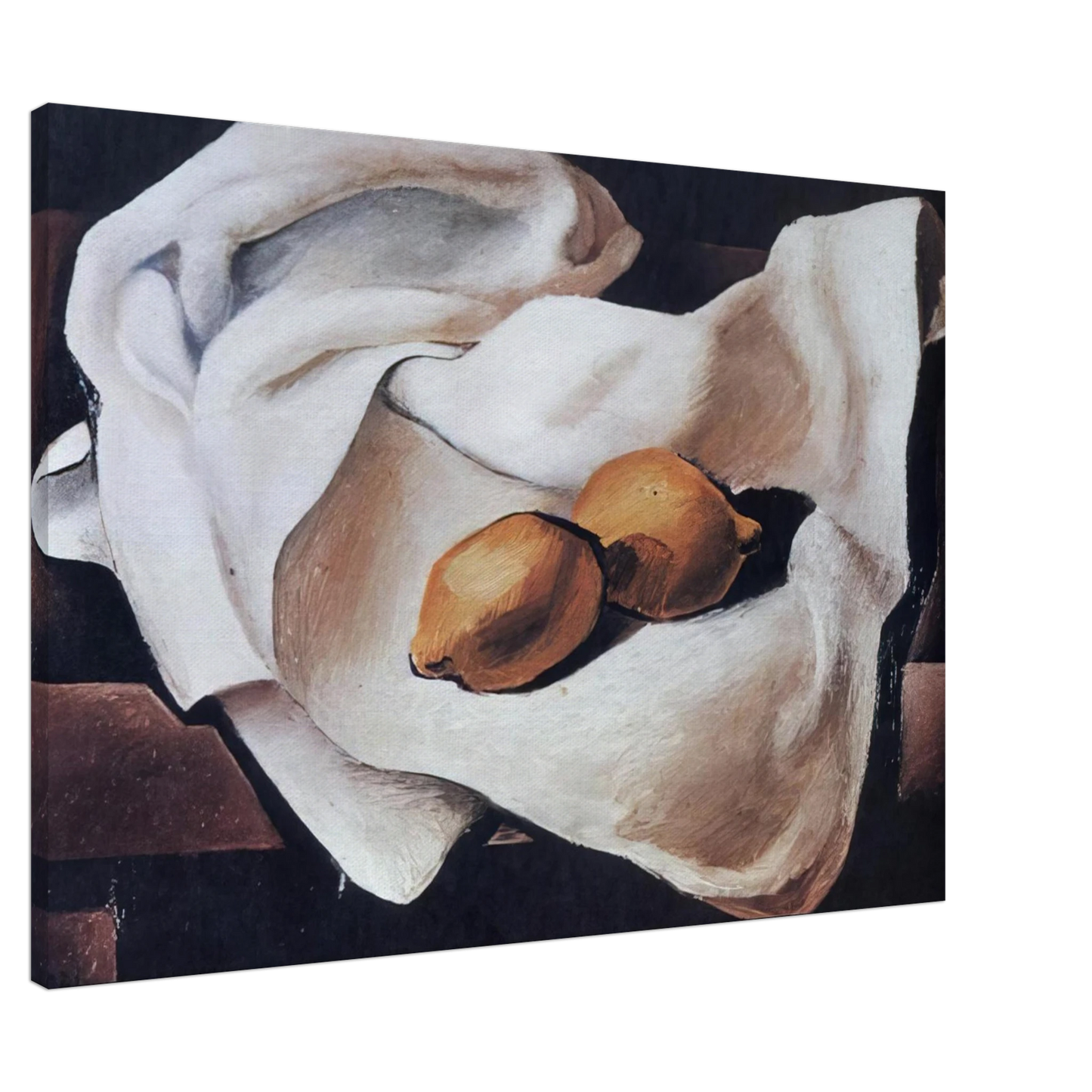 Salvador Dali - STILL LIFE WITH TWO LEMONS Canvas - 20x30 cm / 8x12 inches-canvas