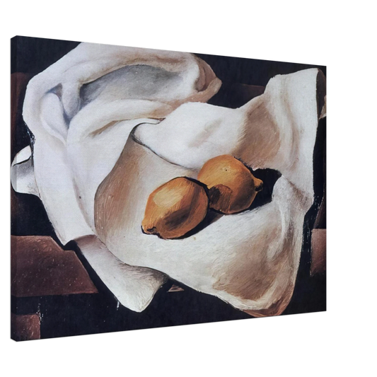 Salvador Dali - STILL LIFE WITH TWO LEMONS Canvas - 20x30 cm / 8x12 inches-canvas