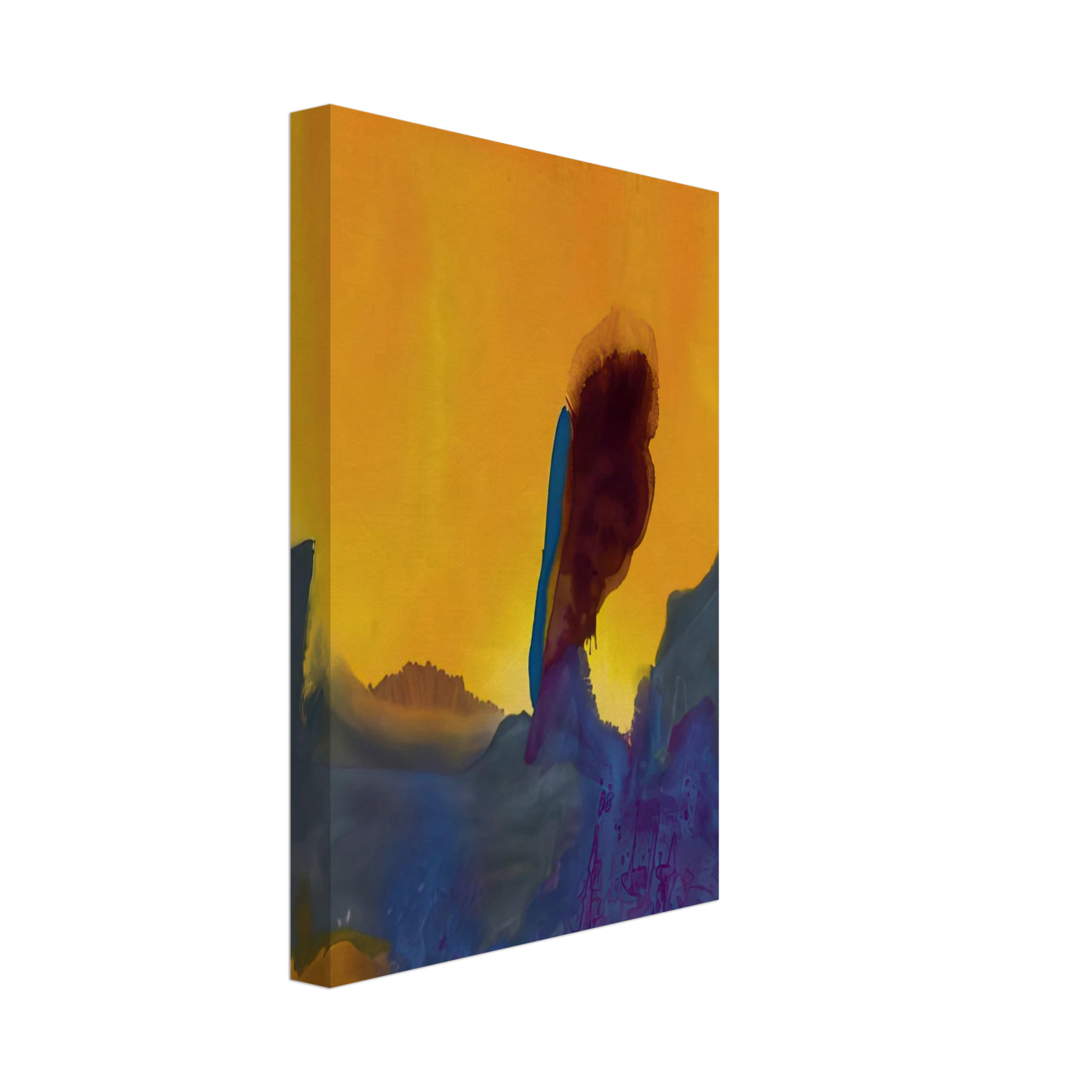 Helen Frankenthaler - Glow II - 1968 Canvas - 70x100 cm / 28x40 inches-canvas