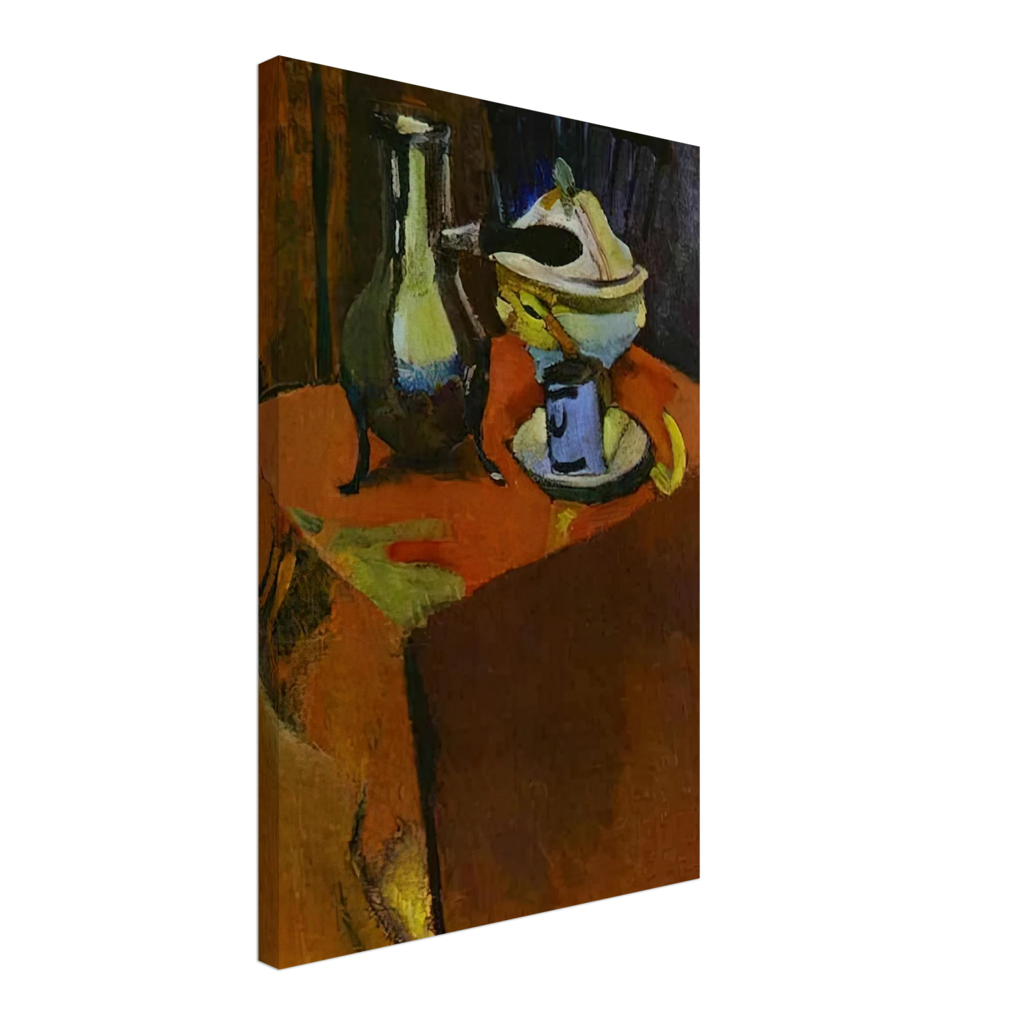 Henri Matisse - DISHES ON A TABLE 1900 Canvas - 40x60 cm / 16x24 inches-canvas