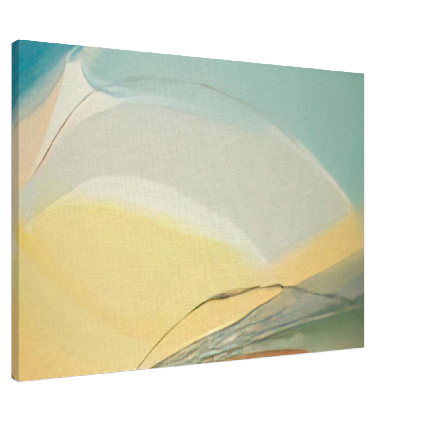 Larry Zox - Untitled - 1976 Canvas - 20x30 cm / 8x12 inches-canvas